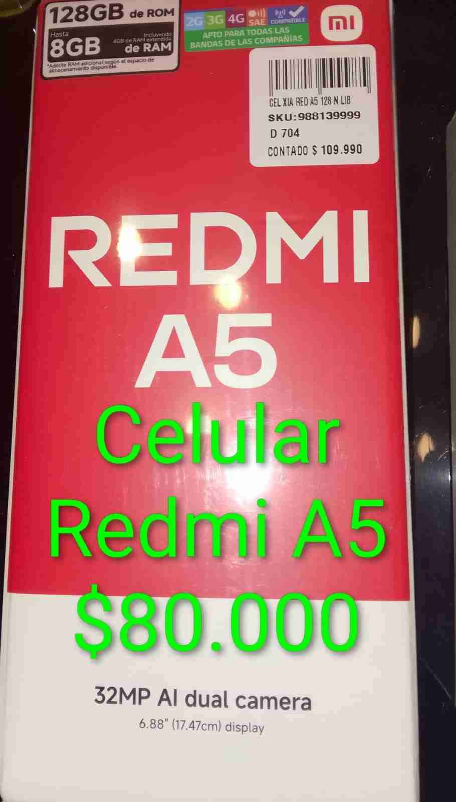 Celular Xiaomi Redmi A5 128GB