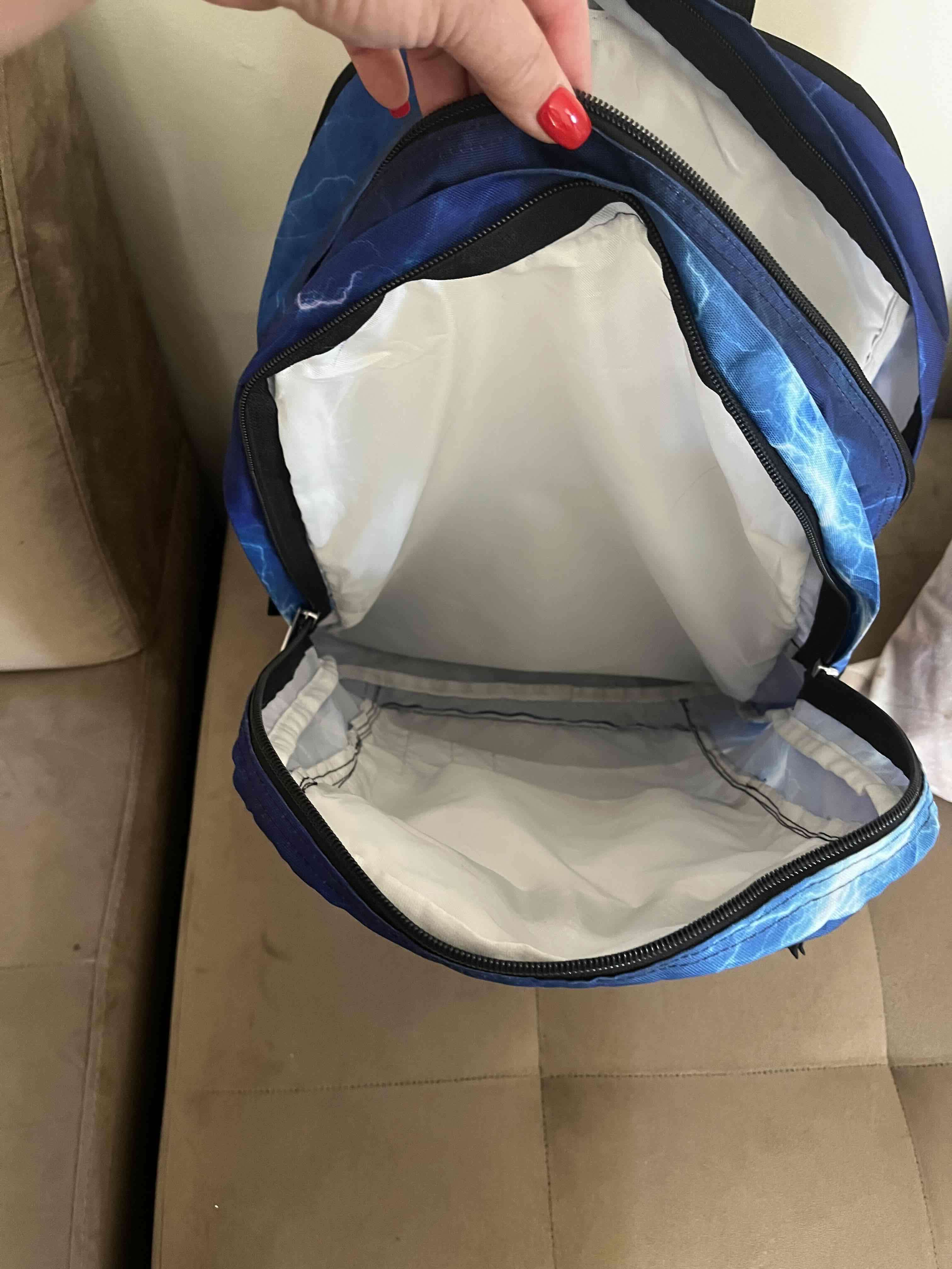 Mochila Jansport azul eléctrico - miniatura 3