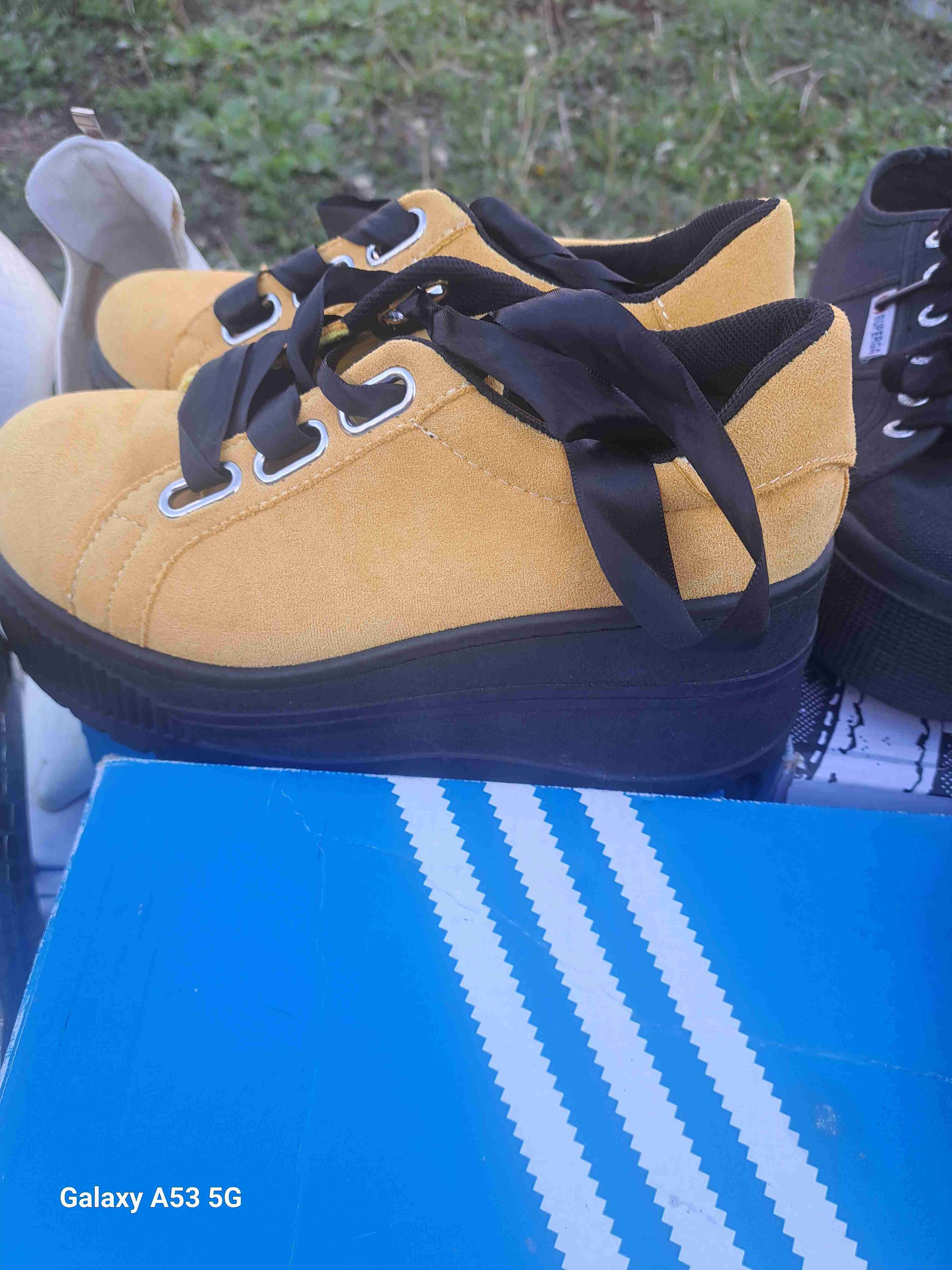 Zapatillas amarillas mujer 35 - 3