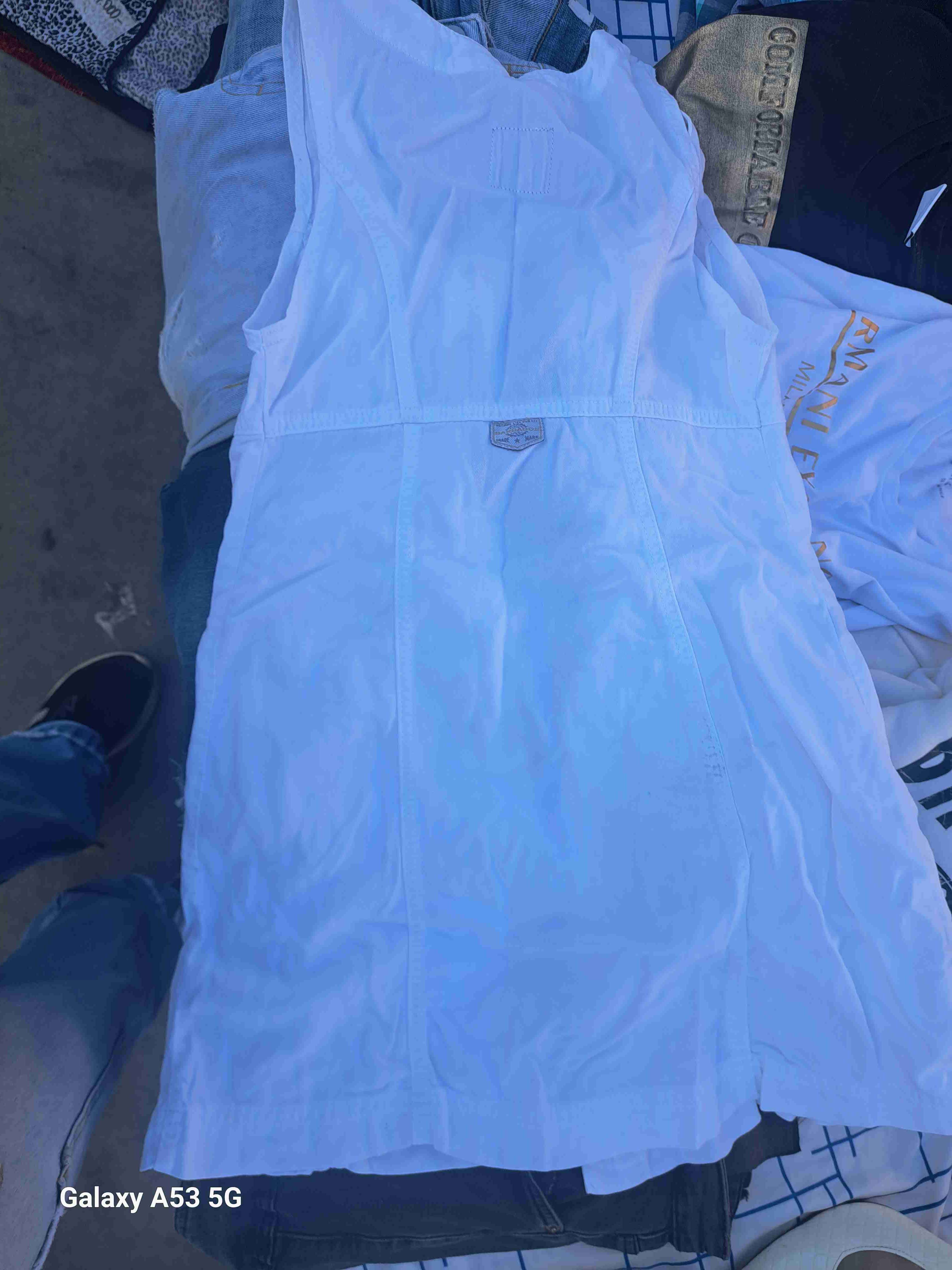 Vestido blanca Barbados Overshirt - miniatura 3