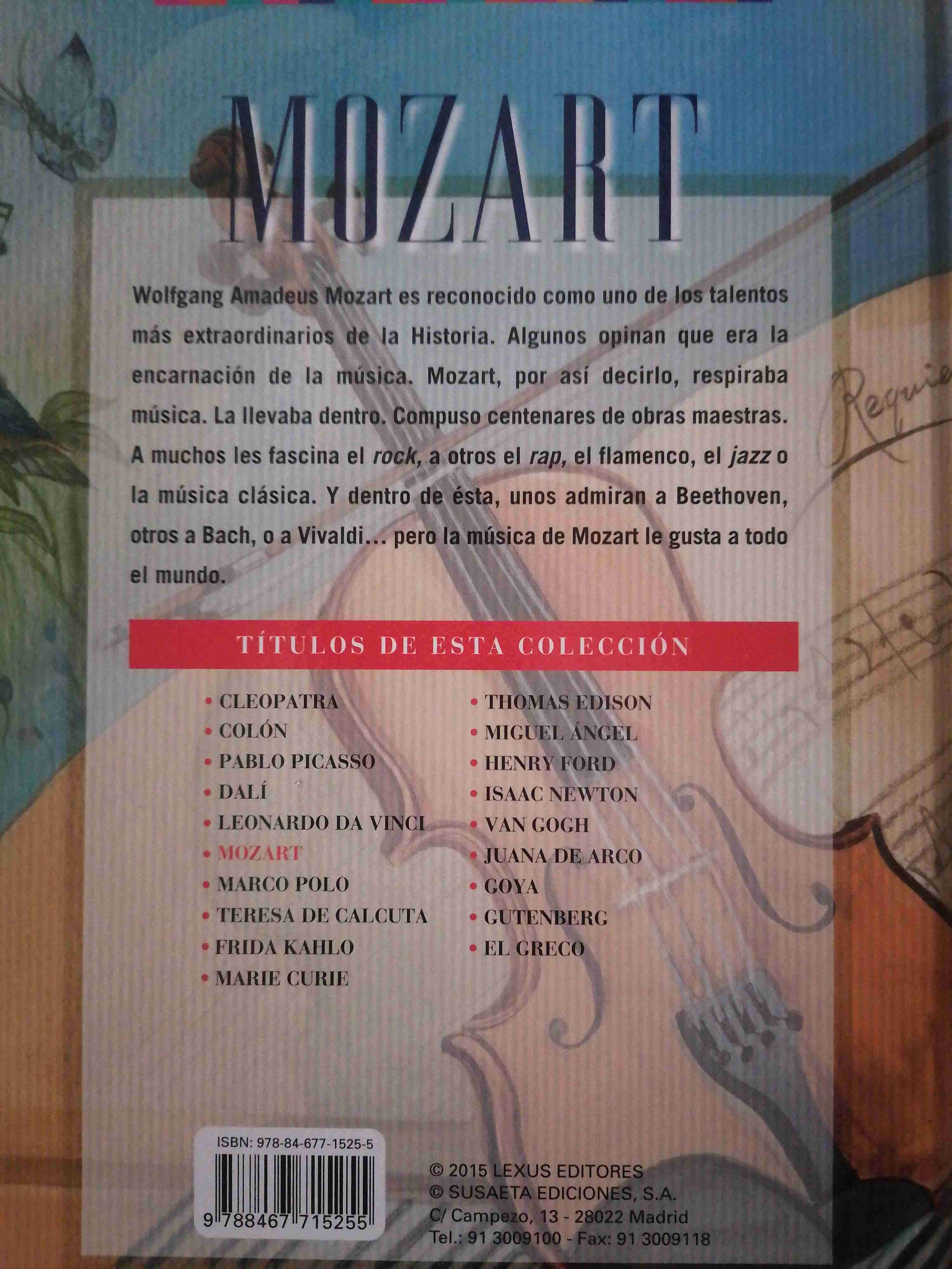 Libro biografía de Mozart - miniatura 3