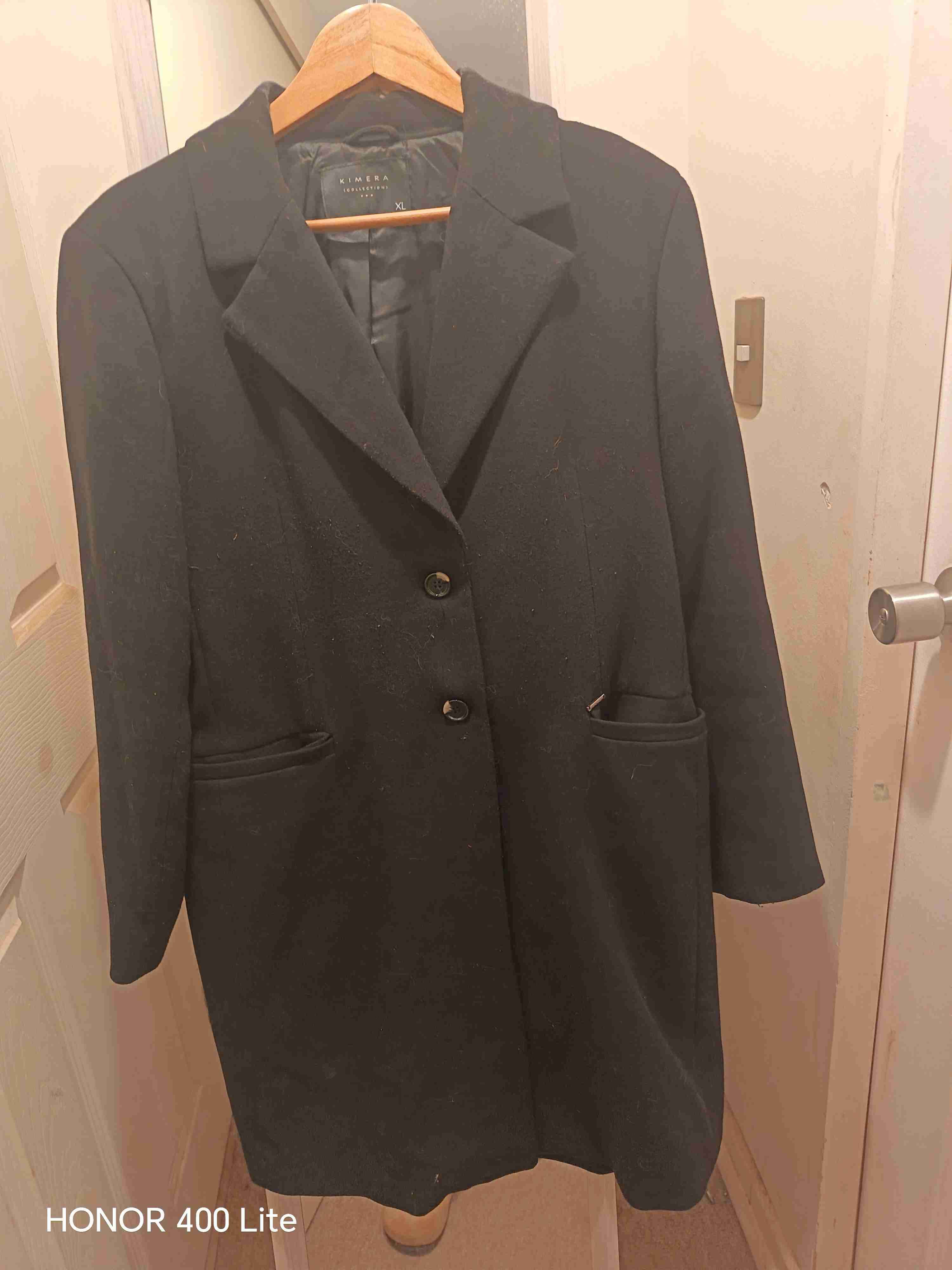 Abrigo negro XL Kimera