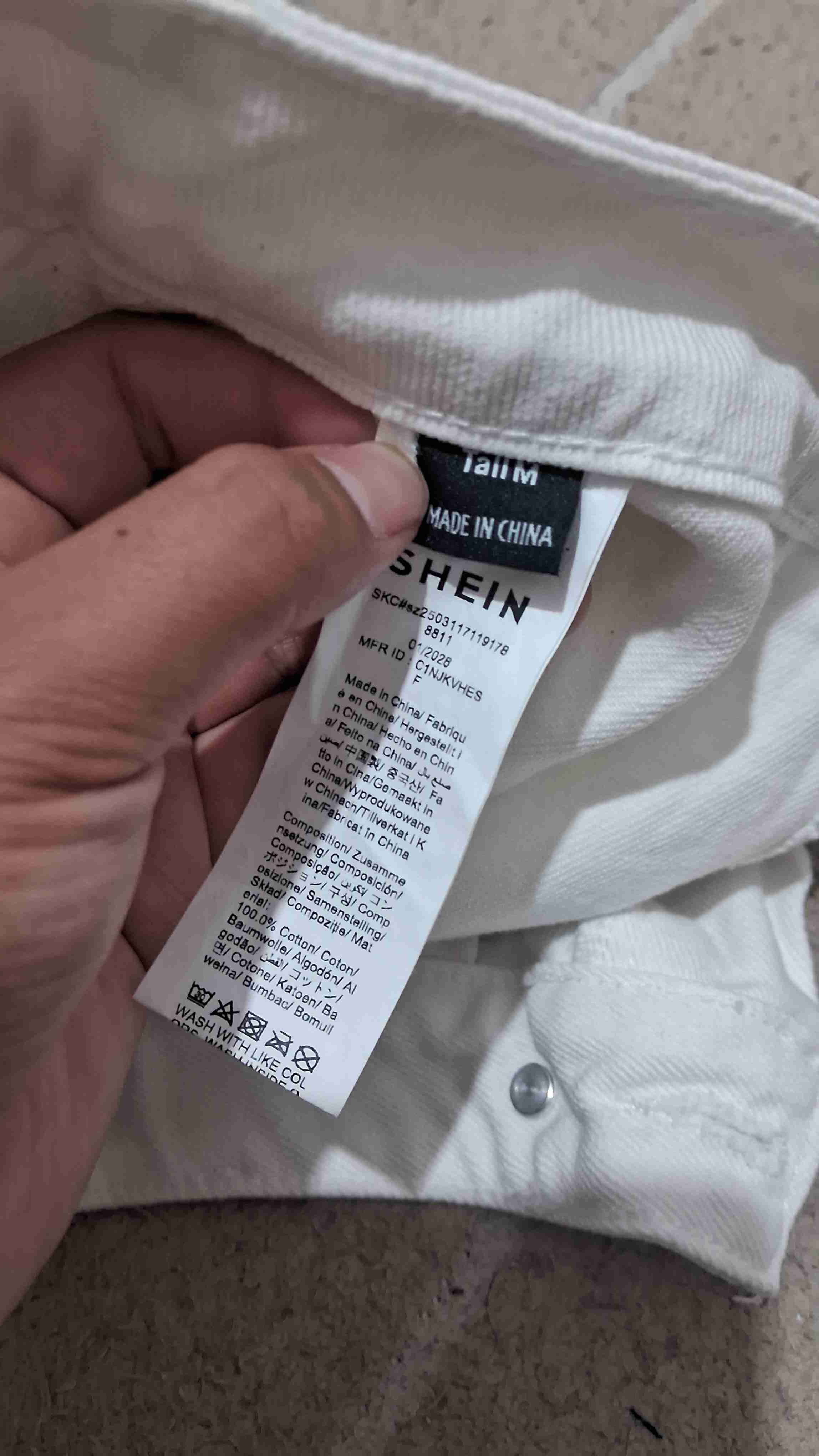 Falda corta blanca - 2