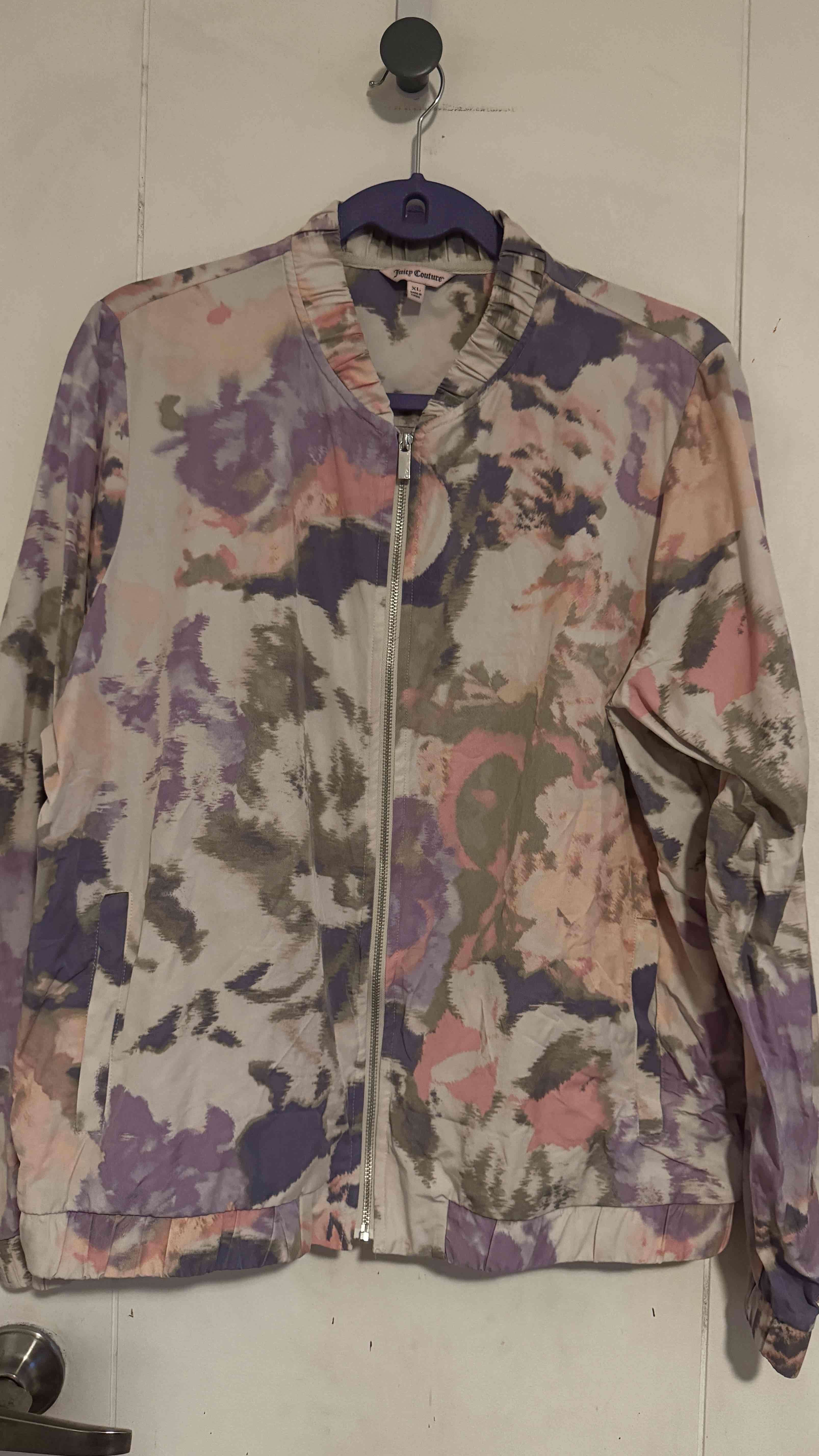 Juicy Couture Floral Tie Dye chaqueta bomber - 1