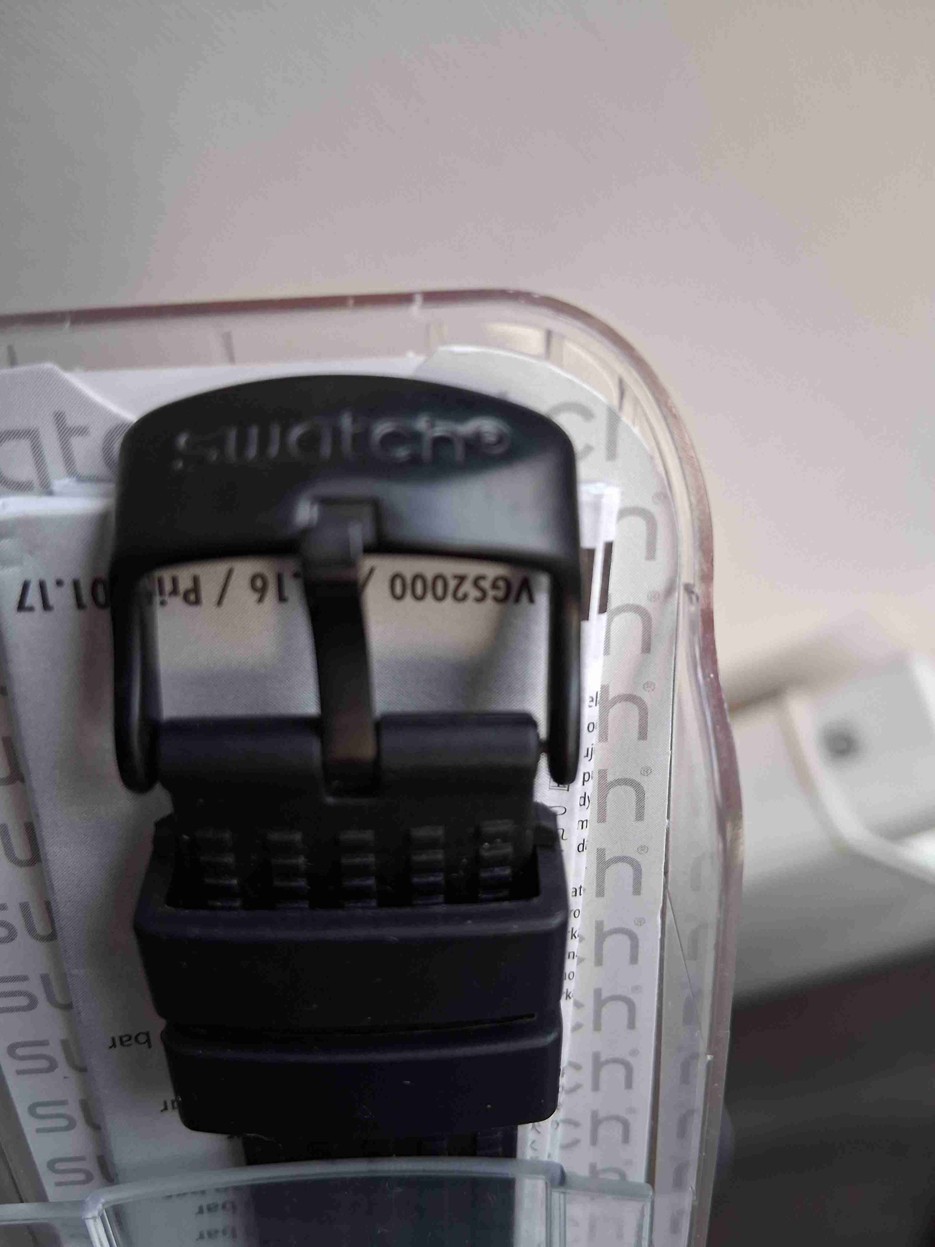 Reloj Swatch negro con cronómetro - miniatura 2