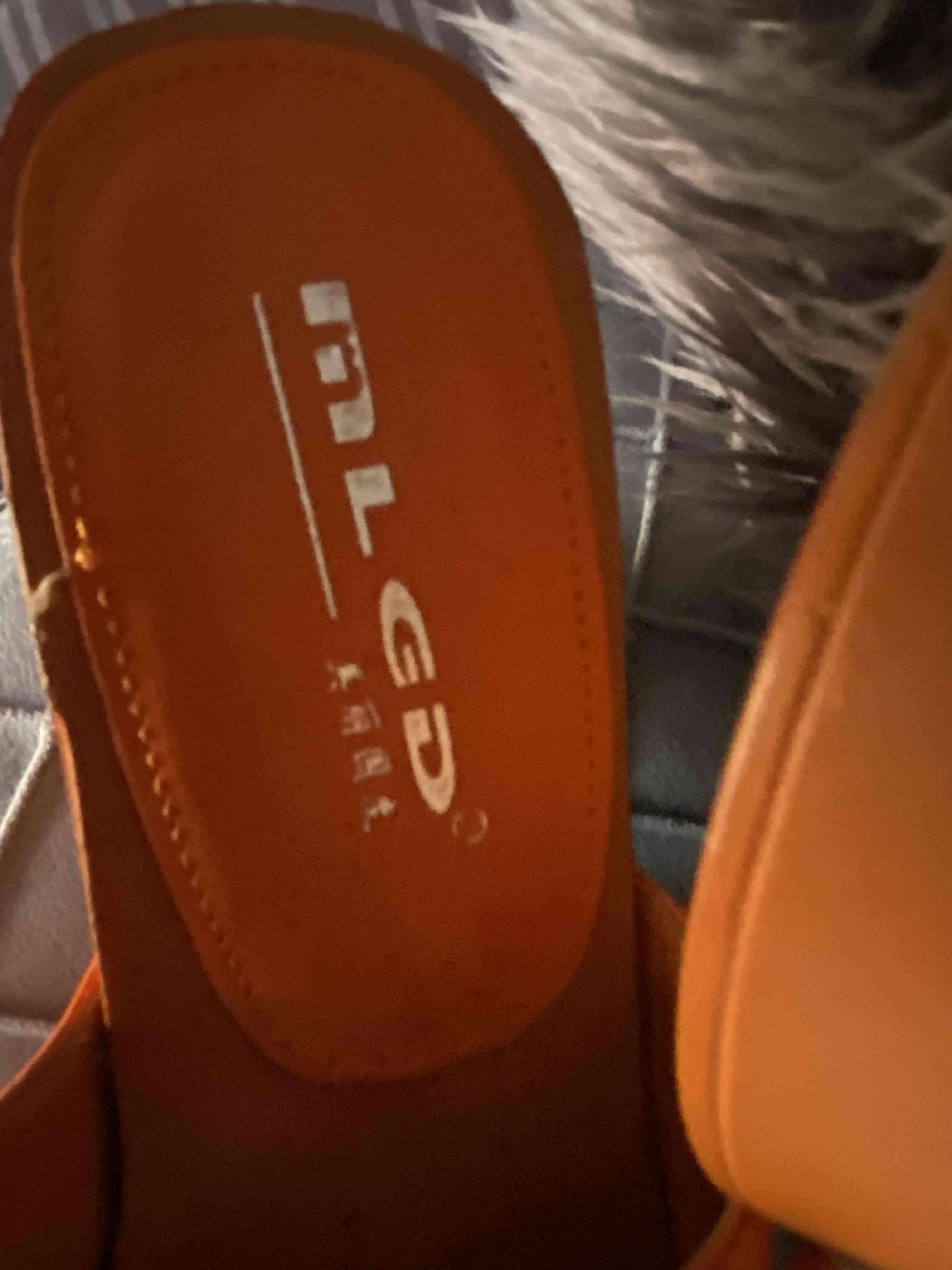 Sandalias naranjas con plataforma - miniatura 3