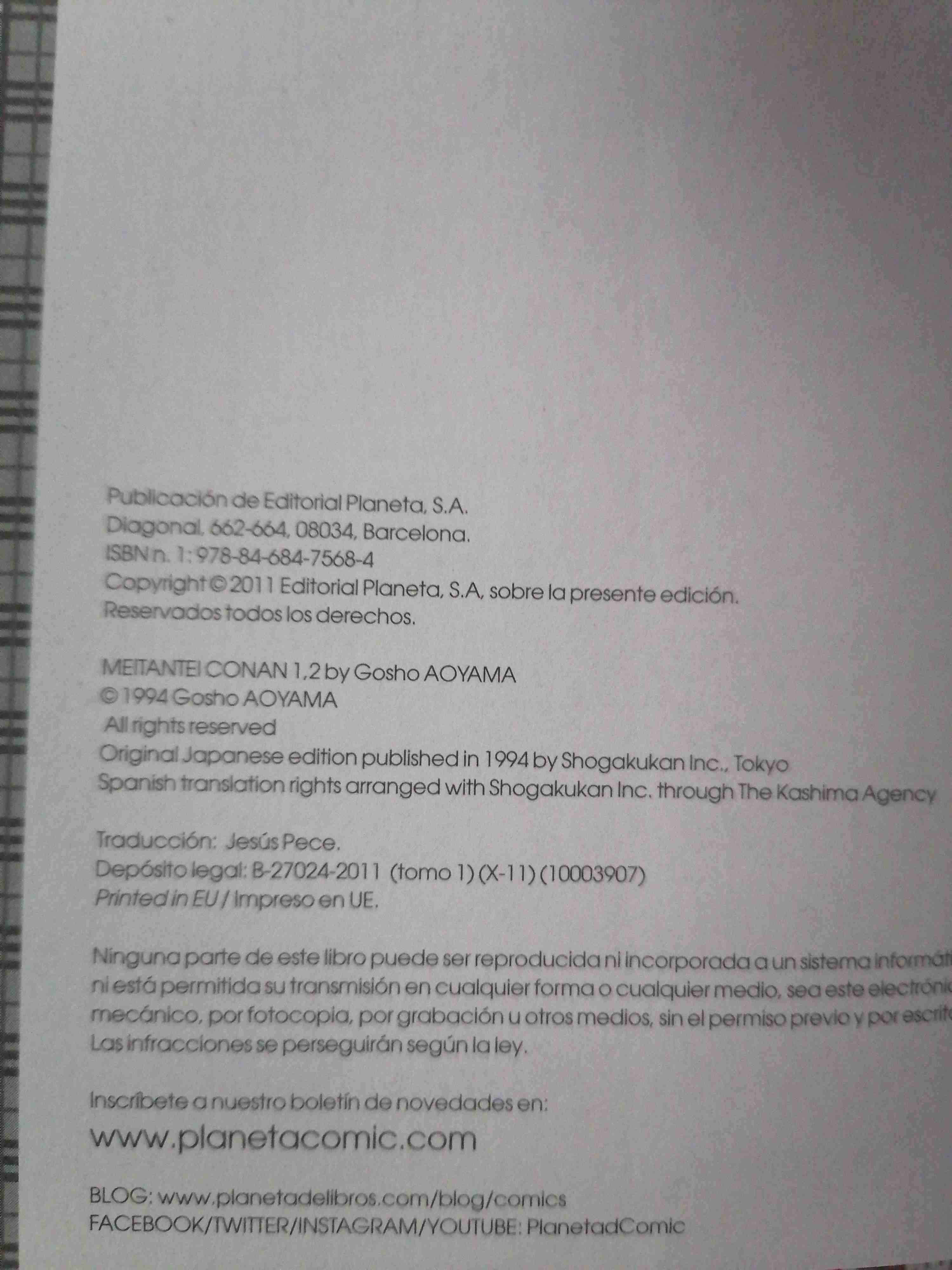 Manga Detective Conan Vol. 1 - 4