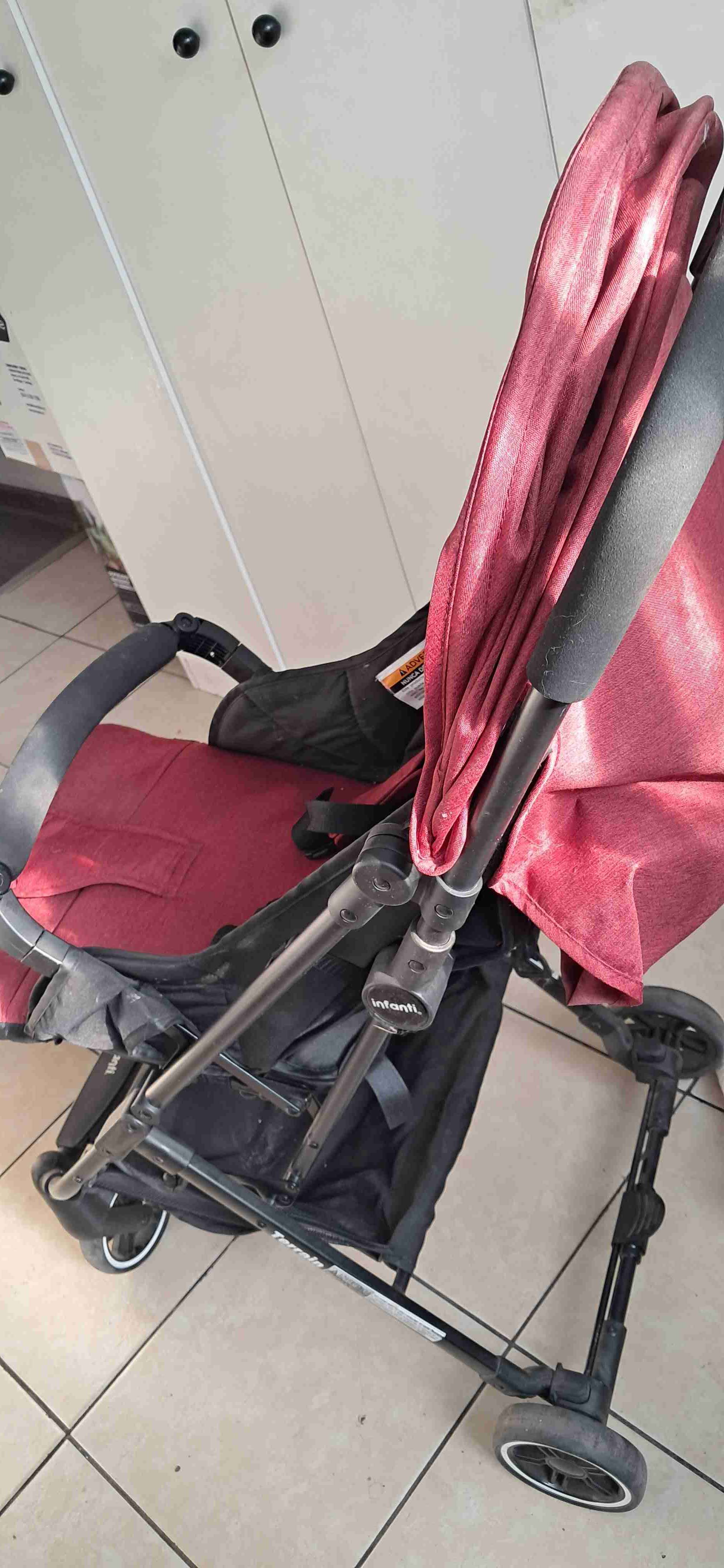 Coche para bebé rojo plegable - 2