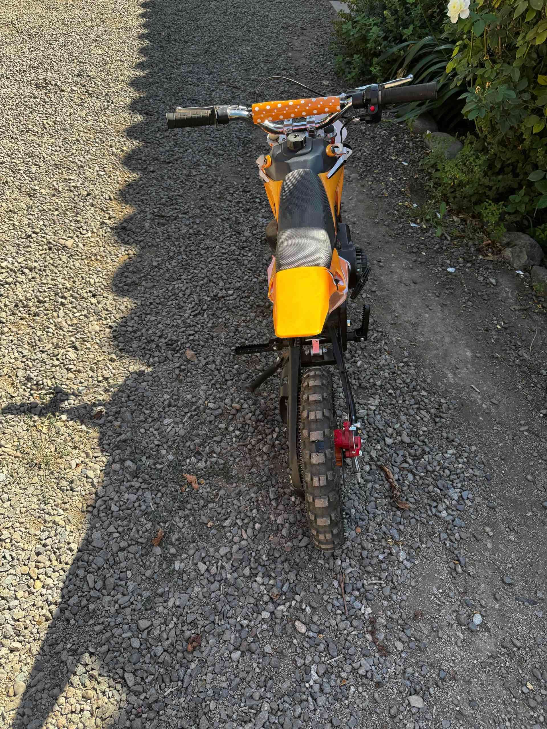 Moto mini cross naranja - miniatura 2