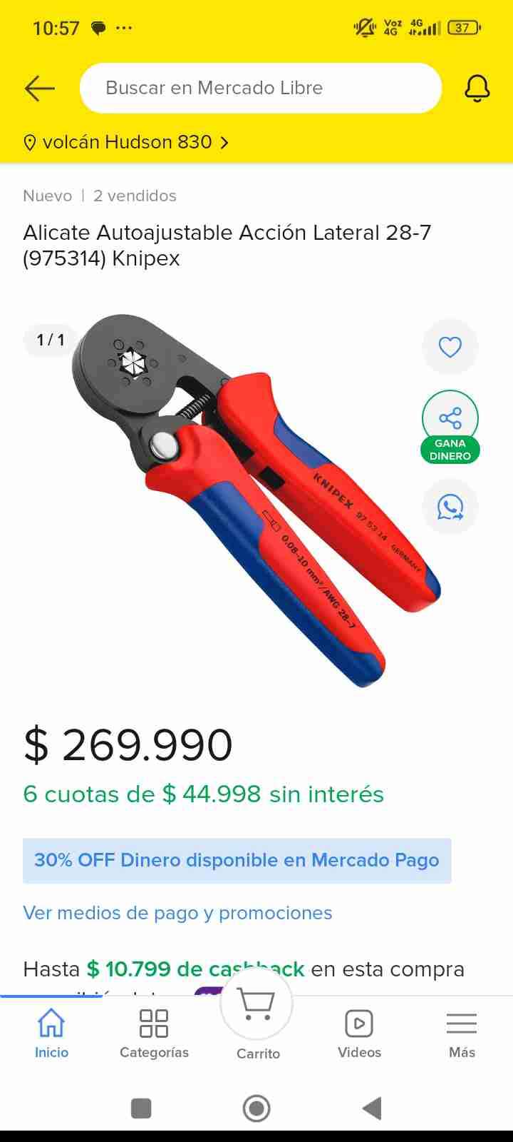 Alicate Autoajustable Knipex - 1