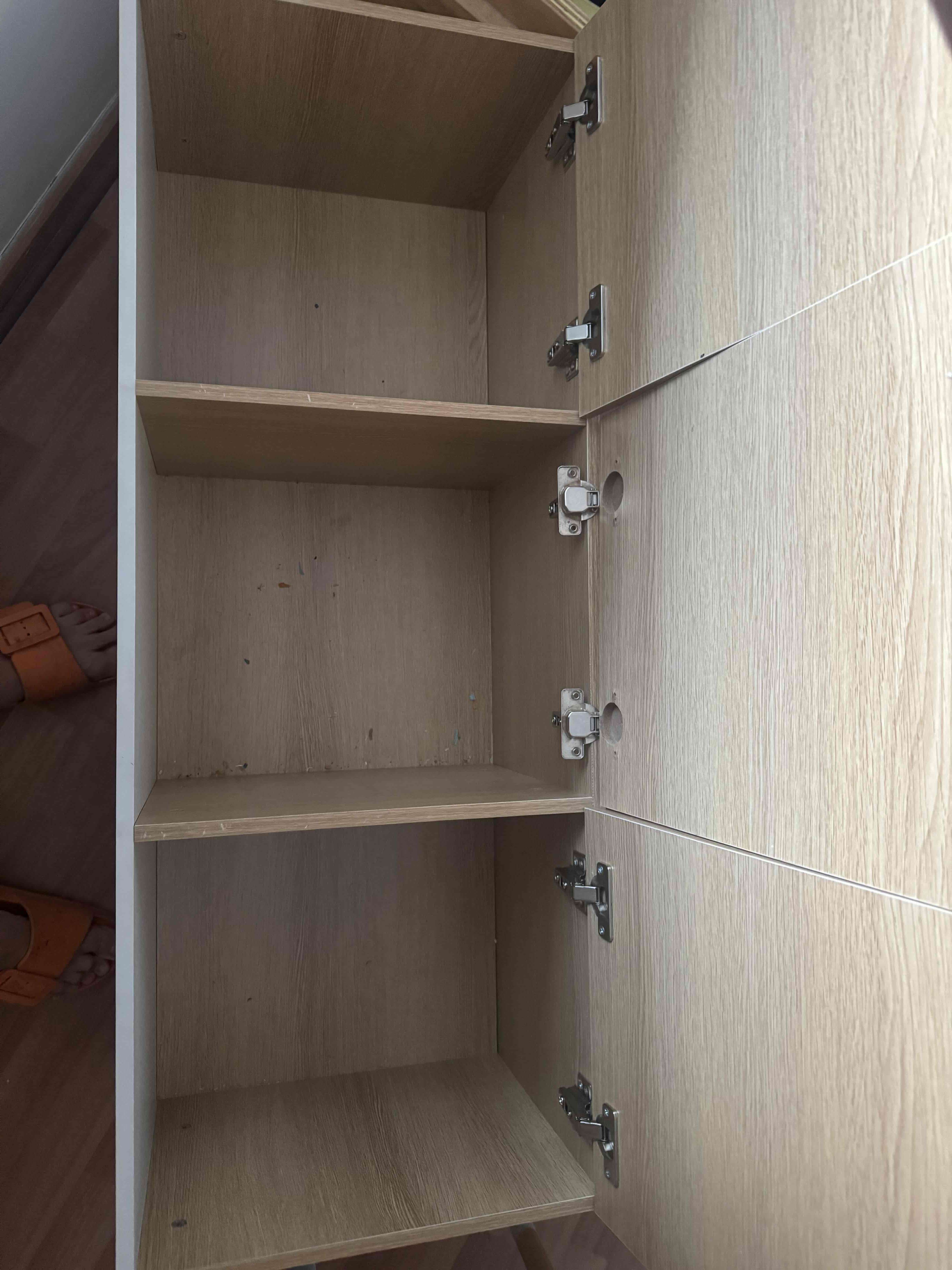 Mueble organizador de madera clara - miniatura 2