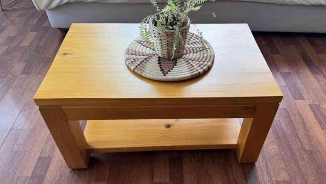 Mesa de centro madera clara - miniatura 1