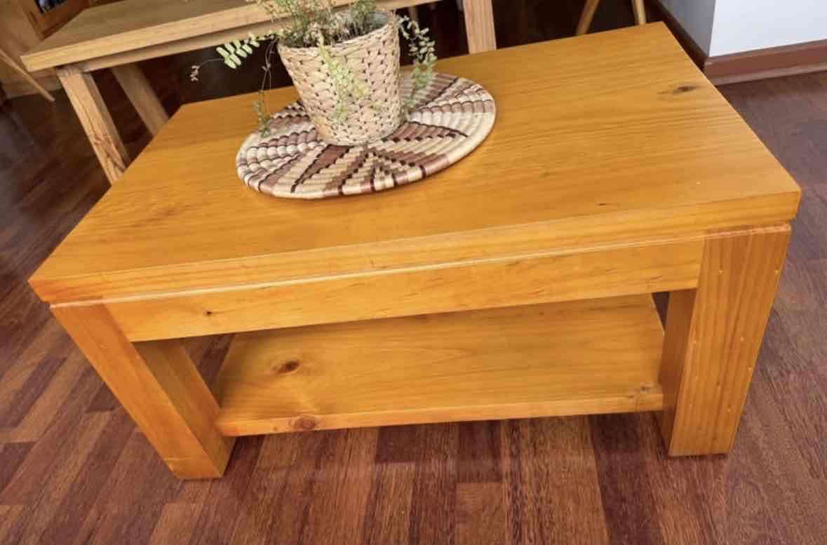 Mesa de centro madera clara - miniatura 3