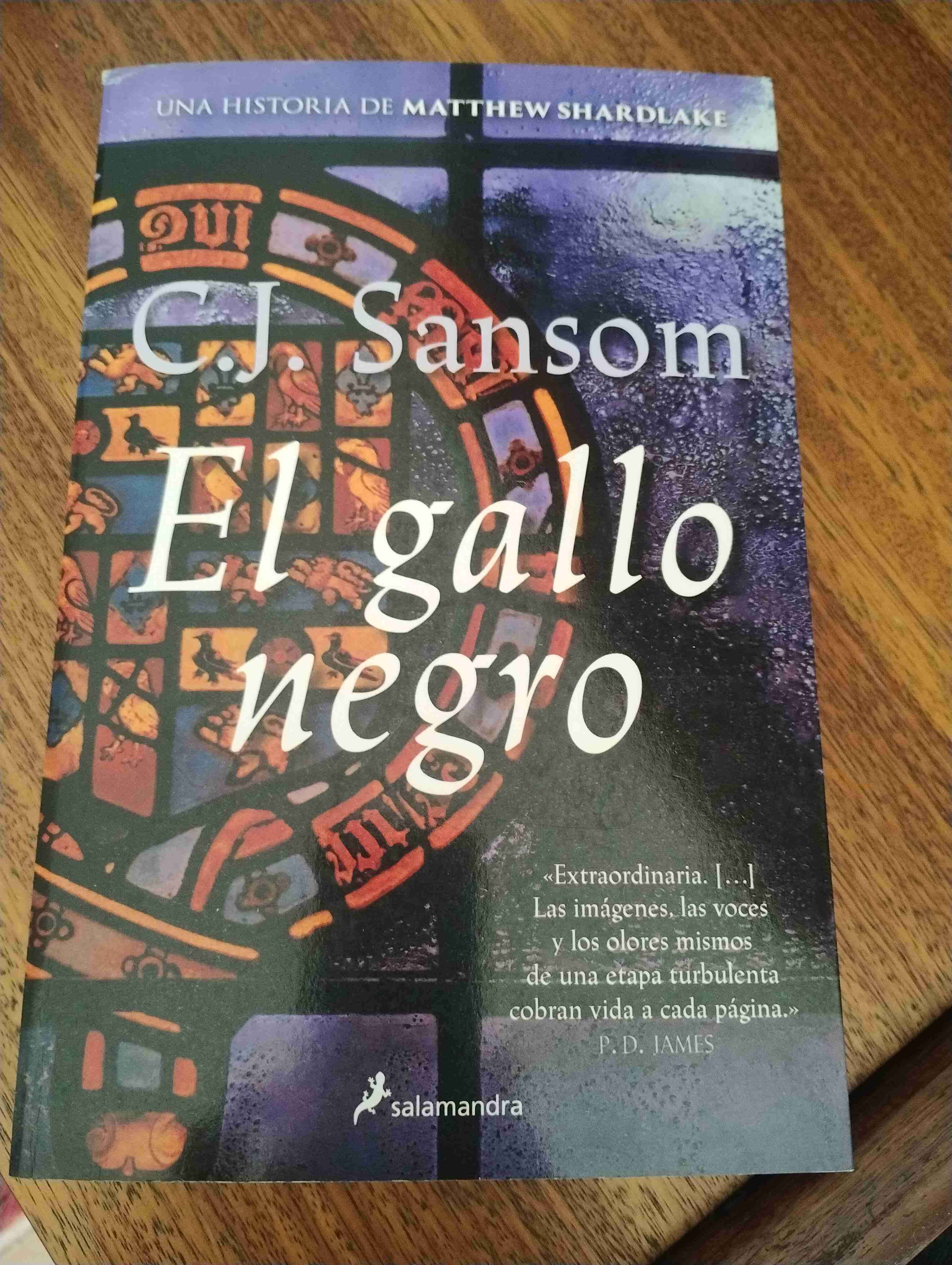 Libro El gallo negro C.J. Sansom - 1