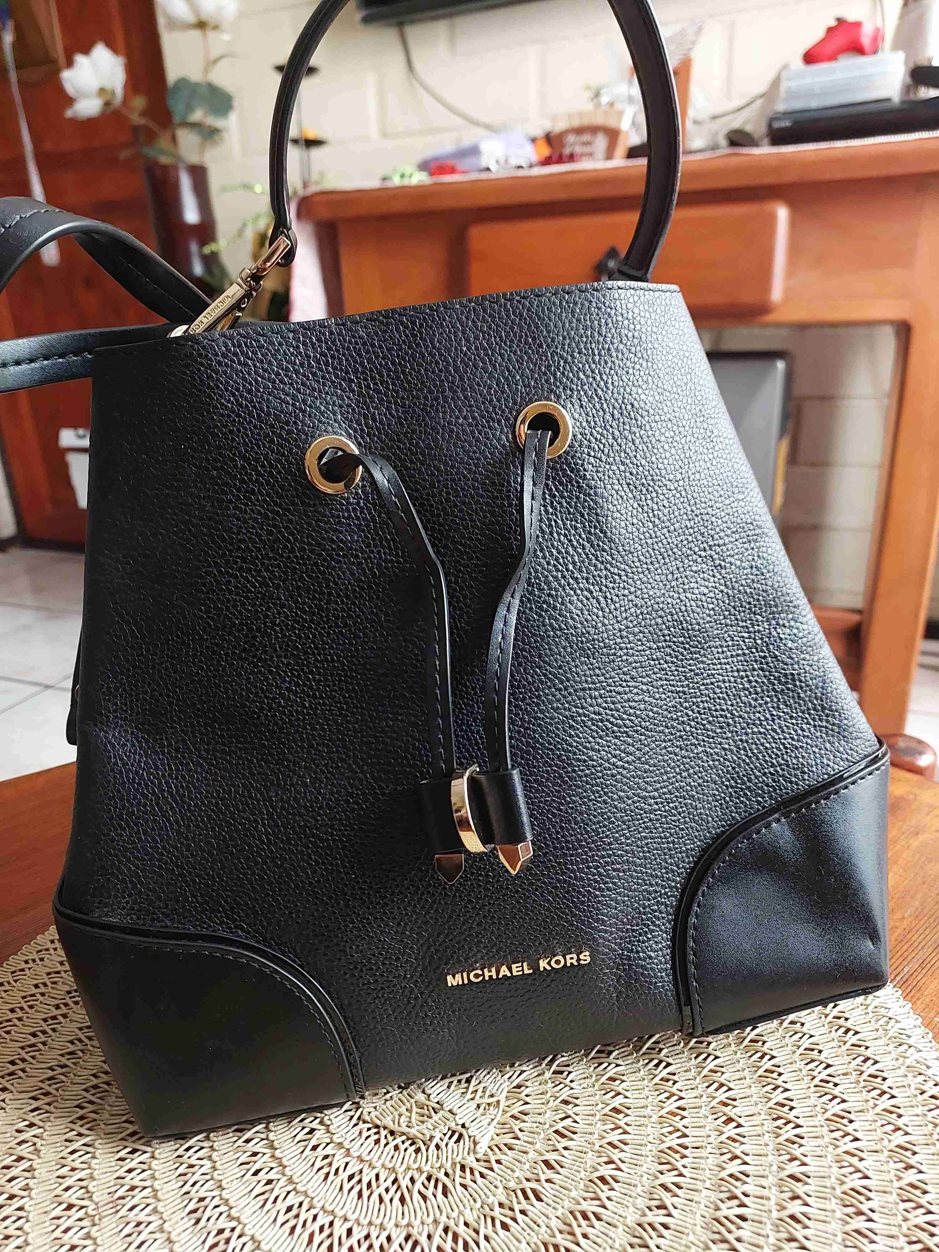 Mochila negra Michael Kors - 6