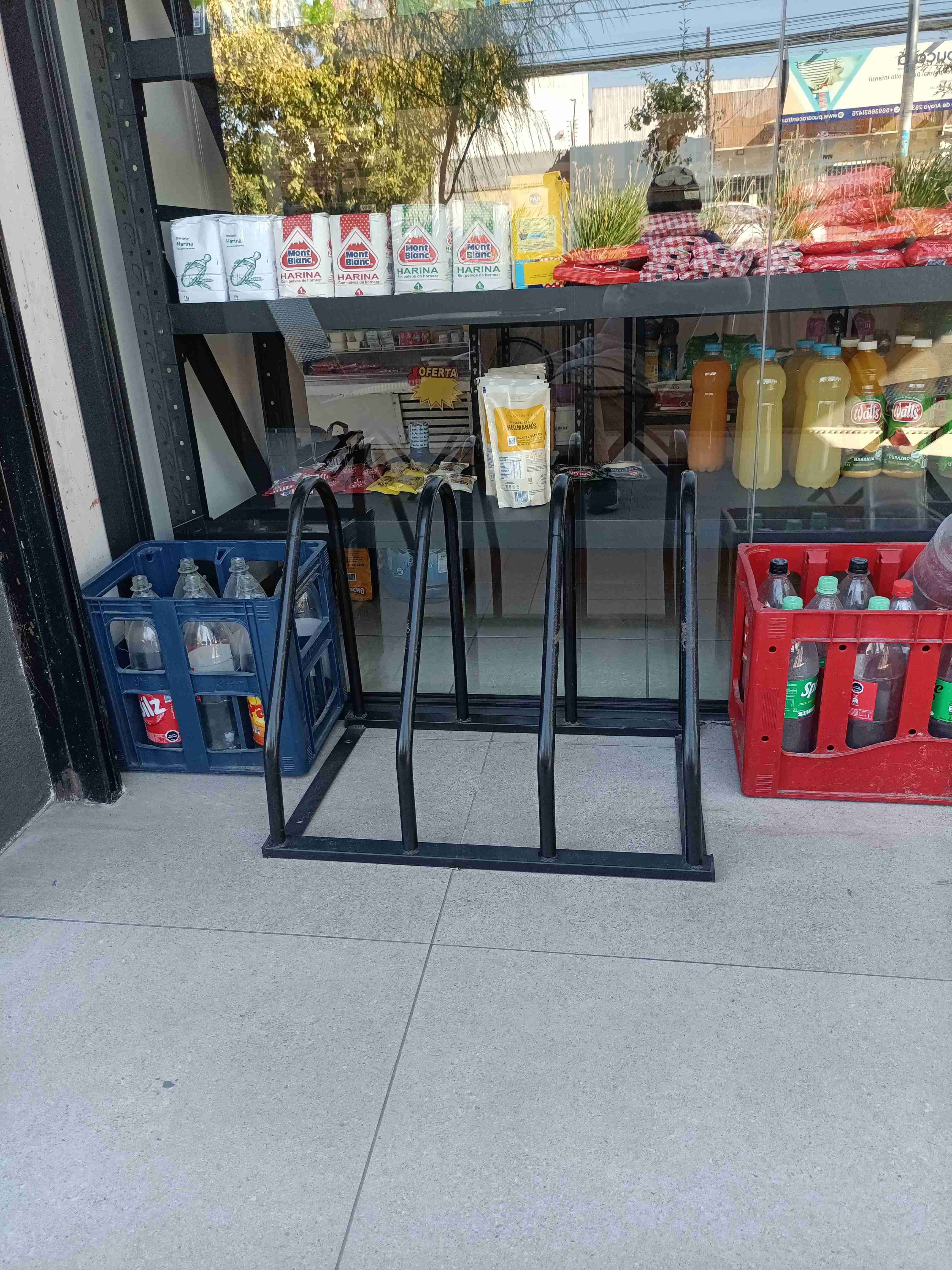 Parrilla para bicicleta metálica