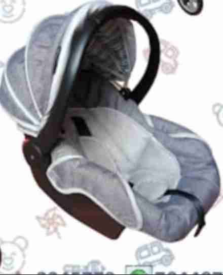 Coche bebé 3 ruedas + porta bebé de paseo - 2