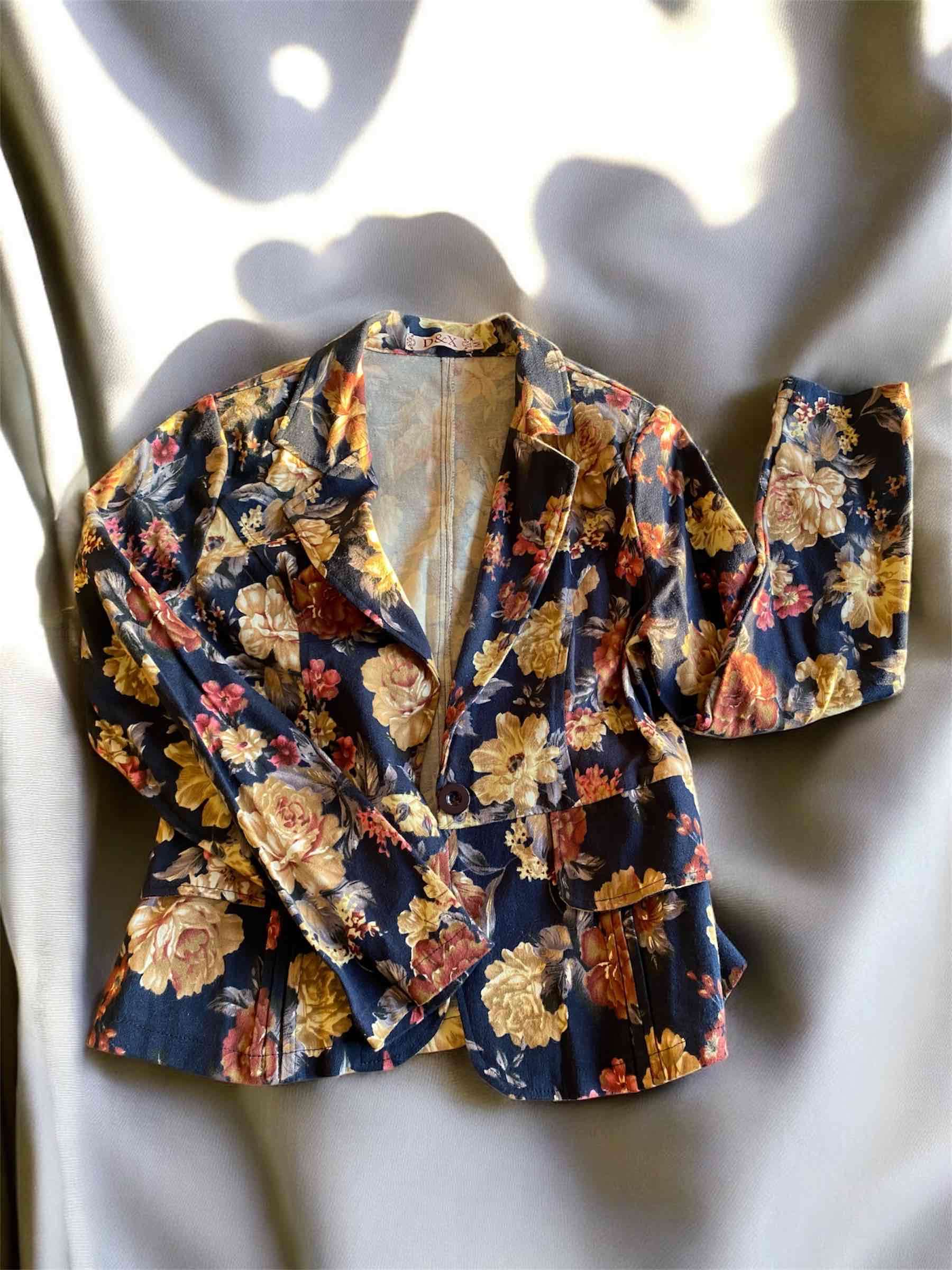 Blazer floral vintage