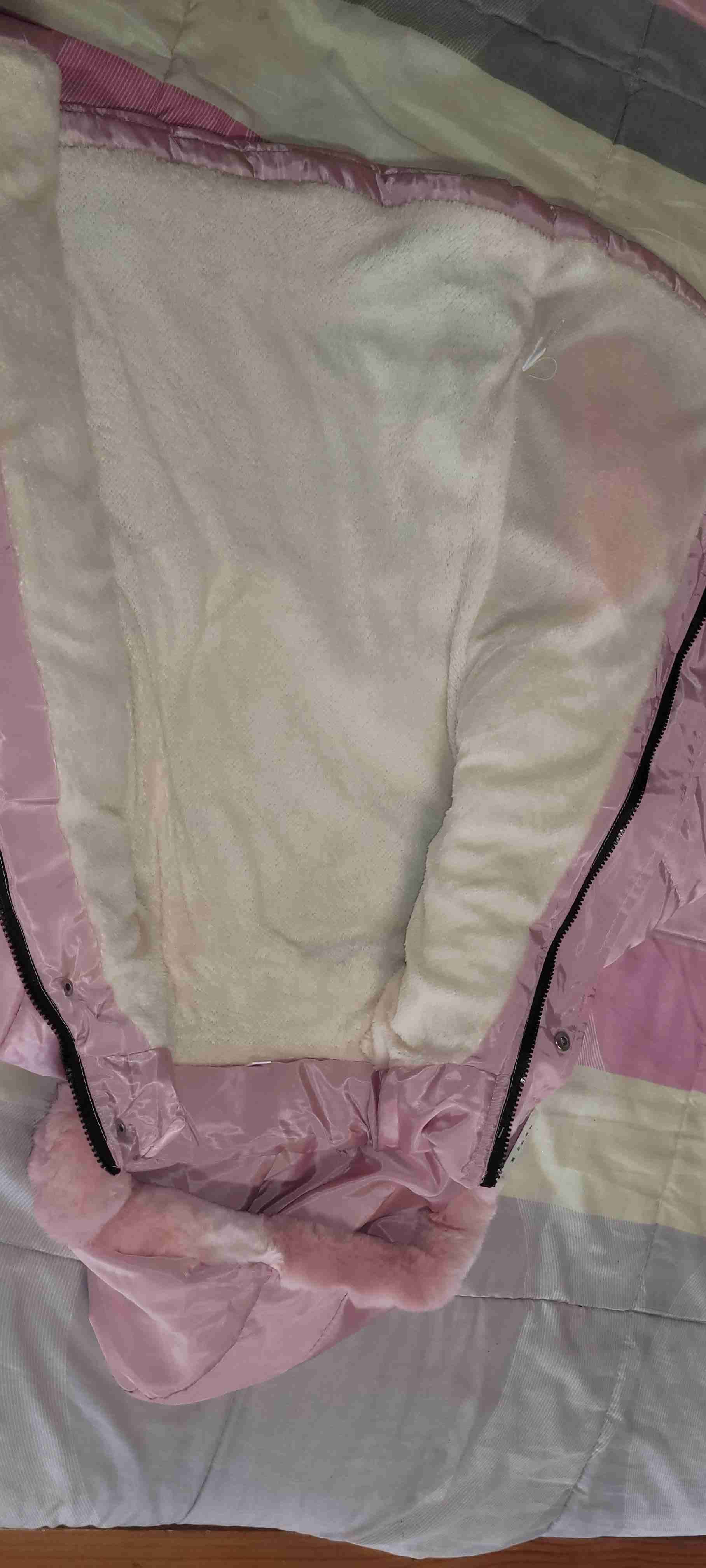 Parka color rosado para niña 8 a 10 años - 2