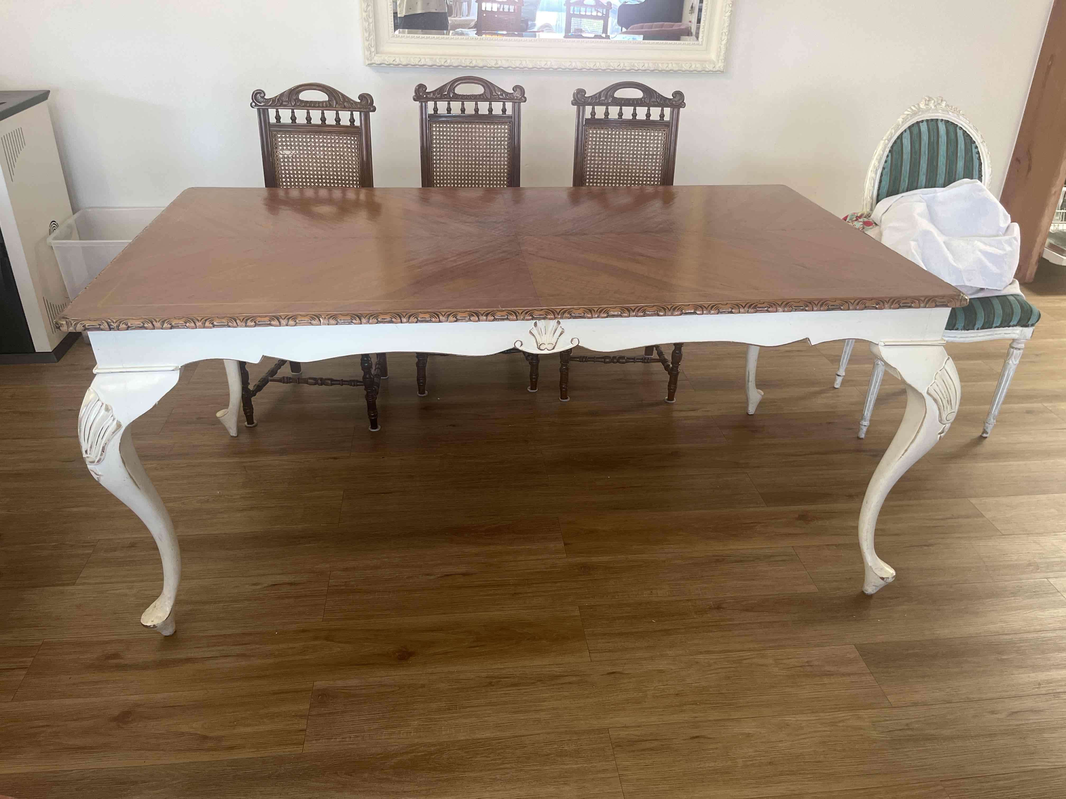 Mesa de comedor vintage - 3