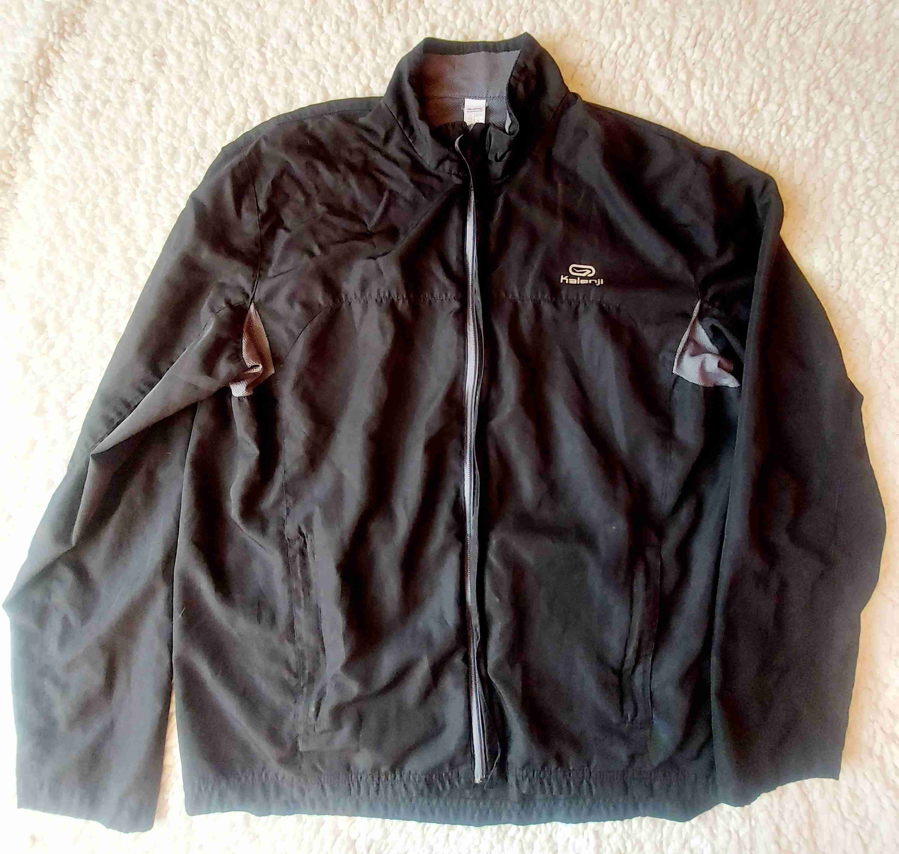 Chaqueta deportiva negra Kalenji, Talla L - miniatura 1