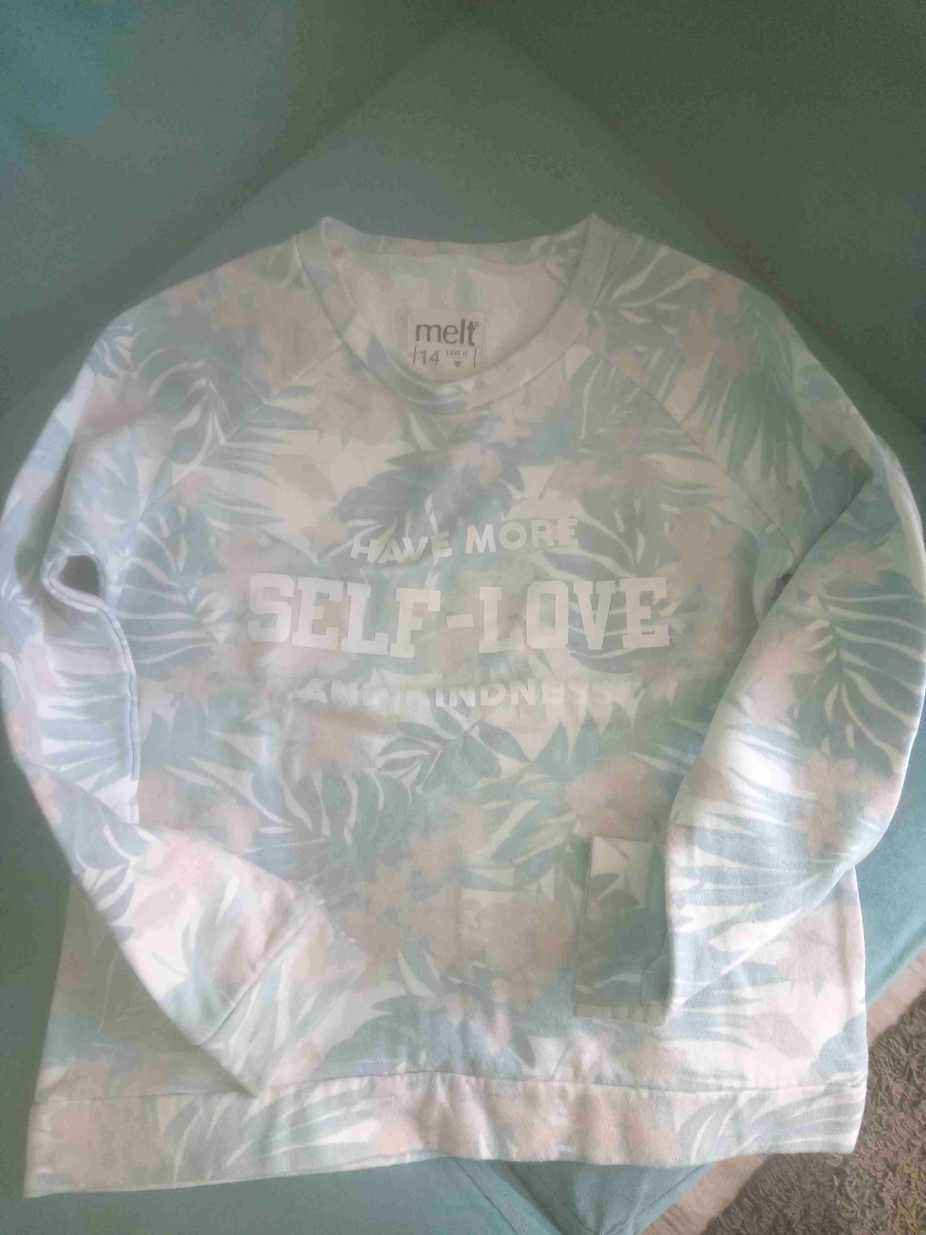 Polerón mujer con estampado floral - 1