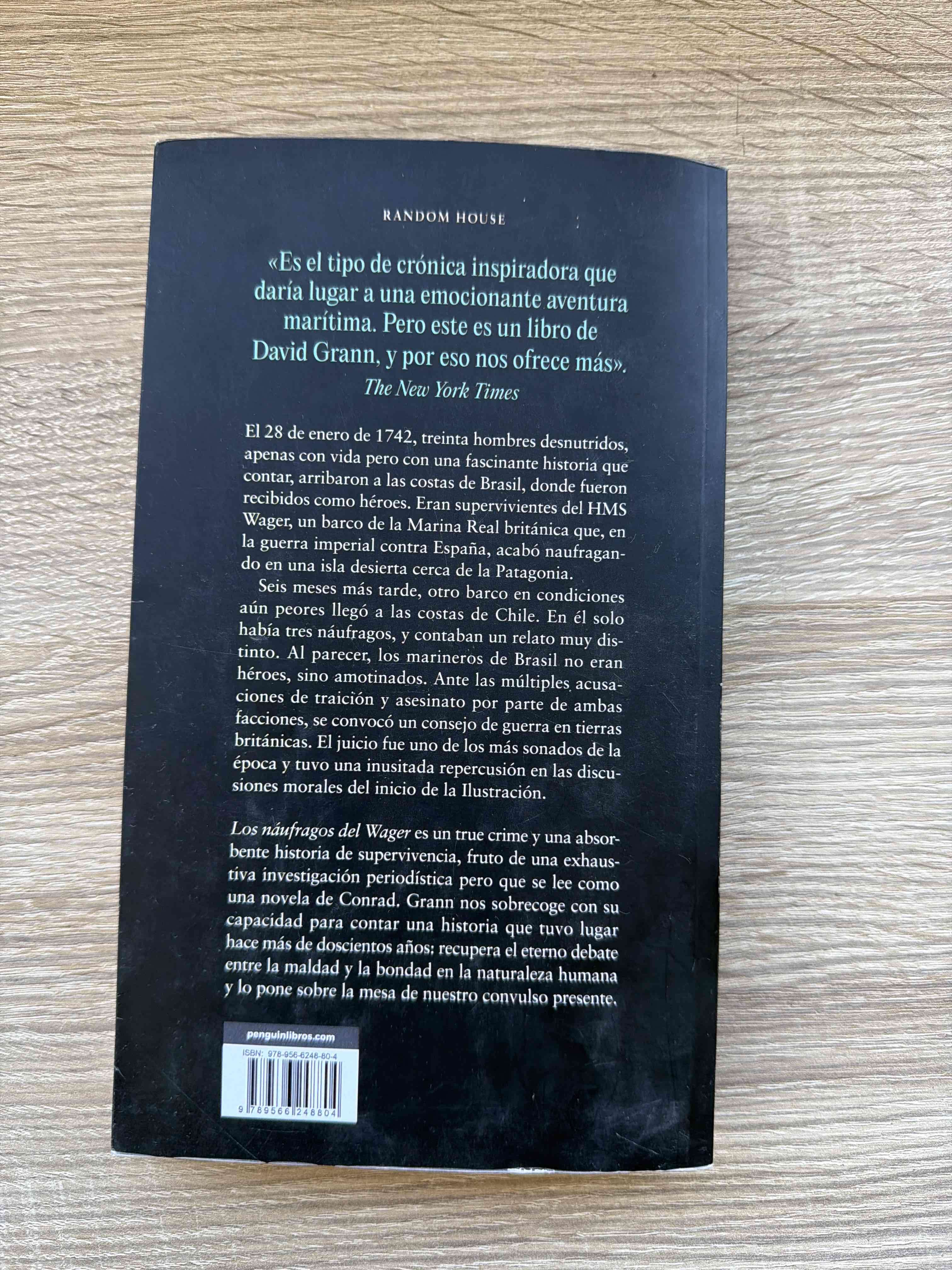 Libro 'Los náufragos del Wager' - 2