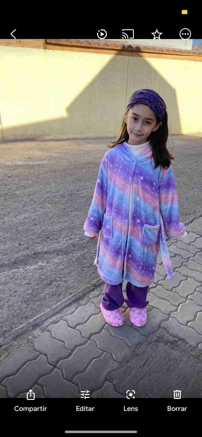 Bata infantil unicornio colores - miniatura 2