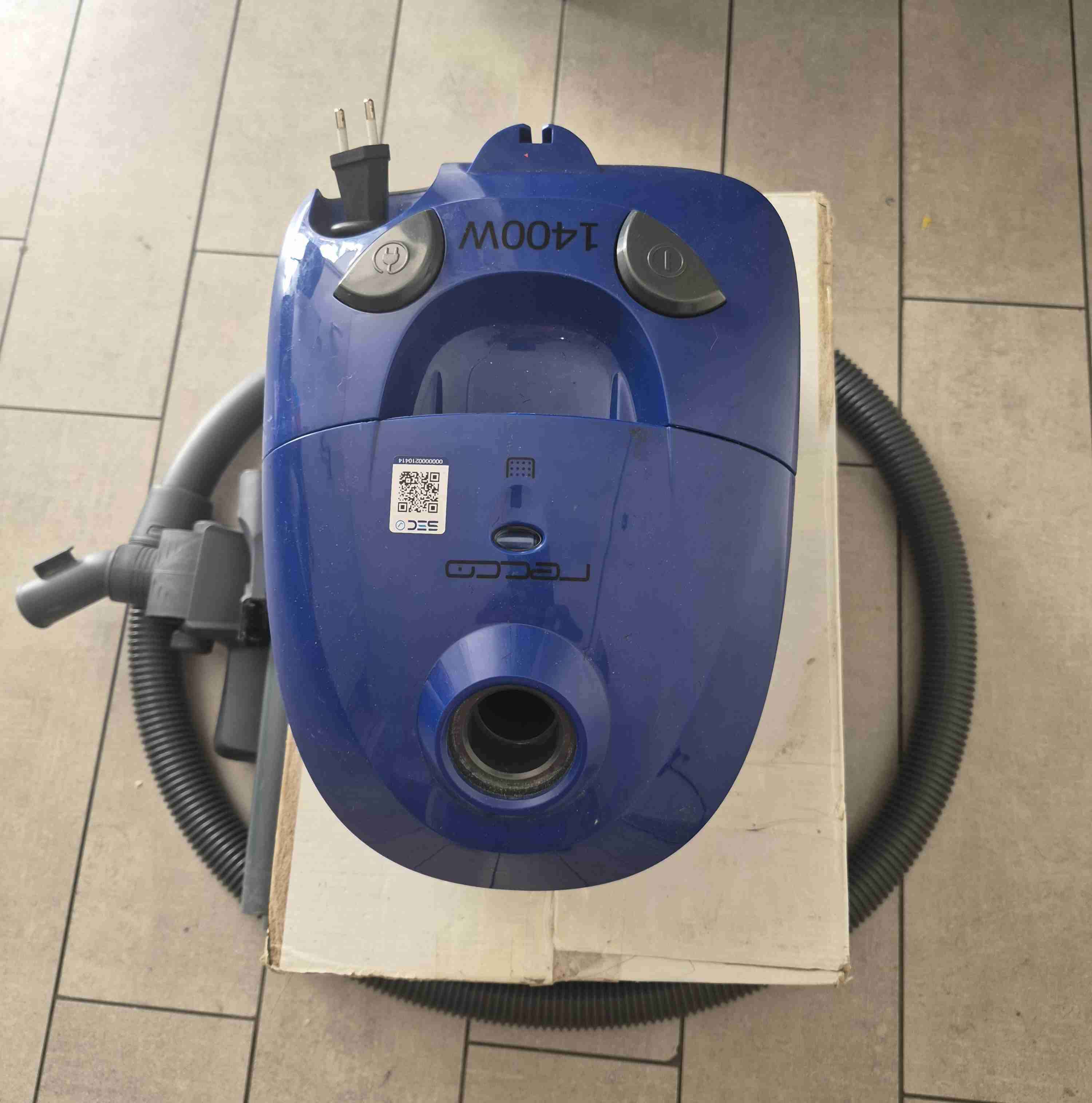 Aspiradora Recco azul 1400W - 3