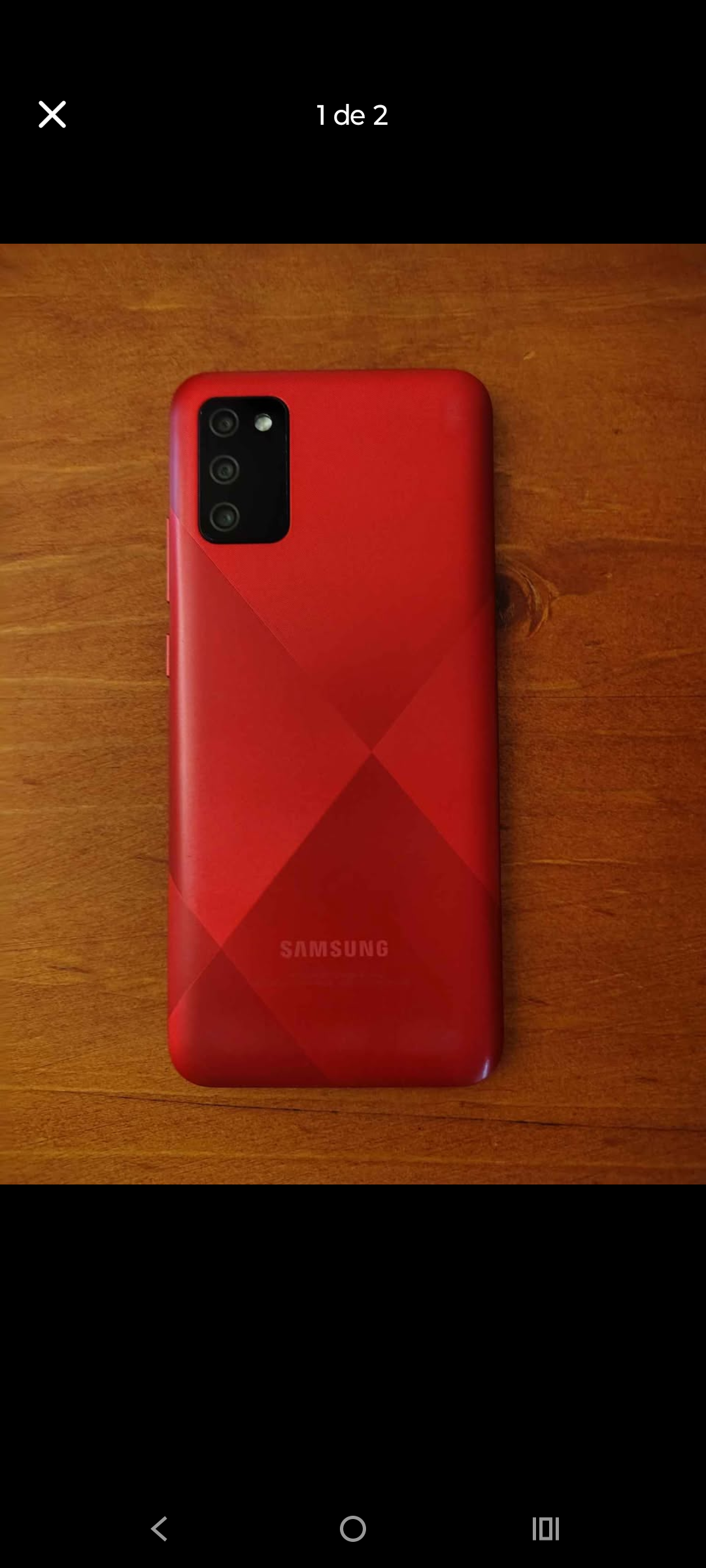 Celular Samsung rojo - miniatura 1