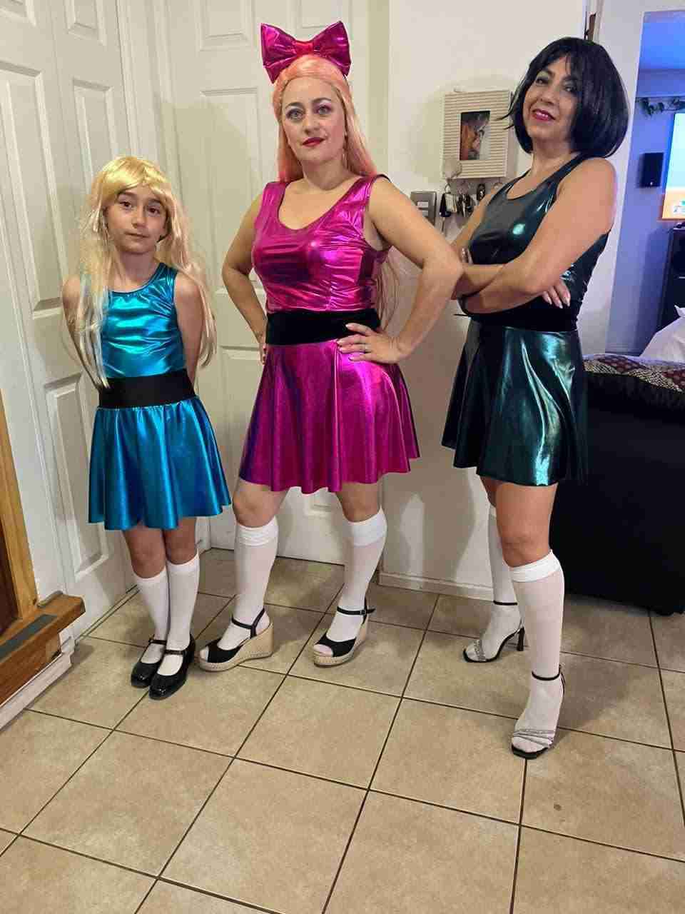 Disfraz Bombón mujer rosado con moño - miniatura 3