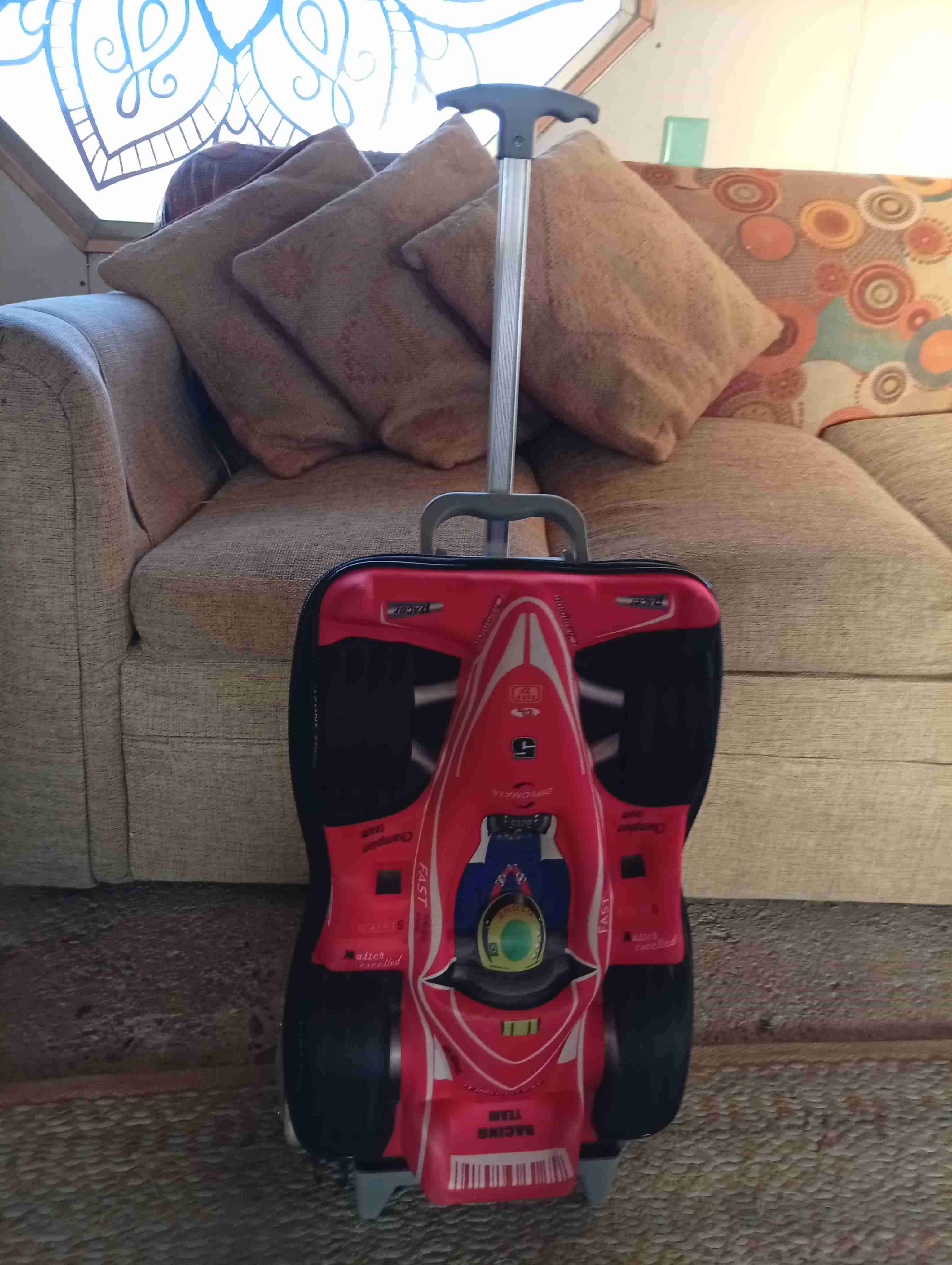 Maleta infantil auto de carreras - 1