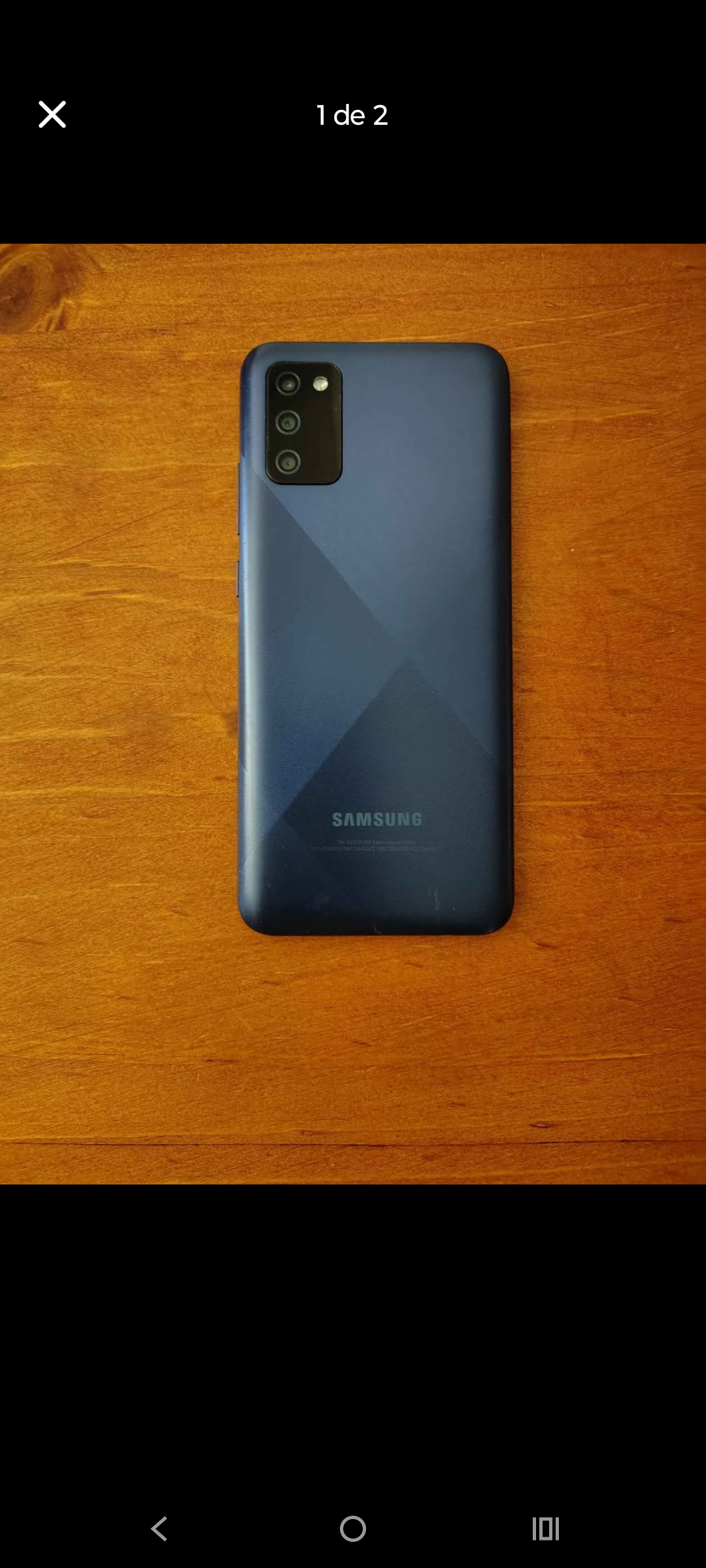 Samsung smartphone azul - miniatura 1