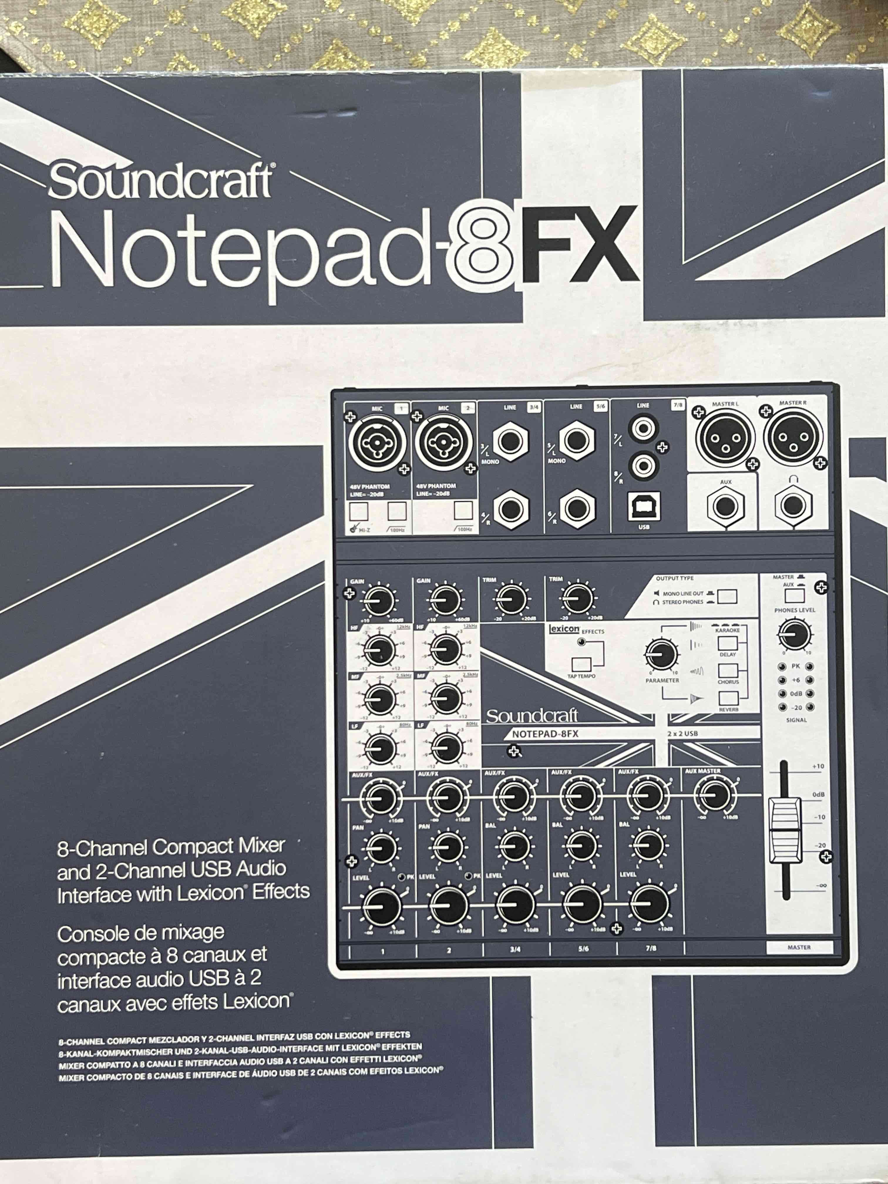 Mezclador Soundcraft Notepad-8FX - 1