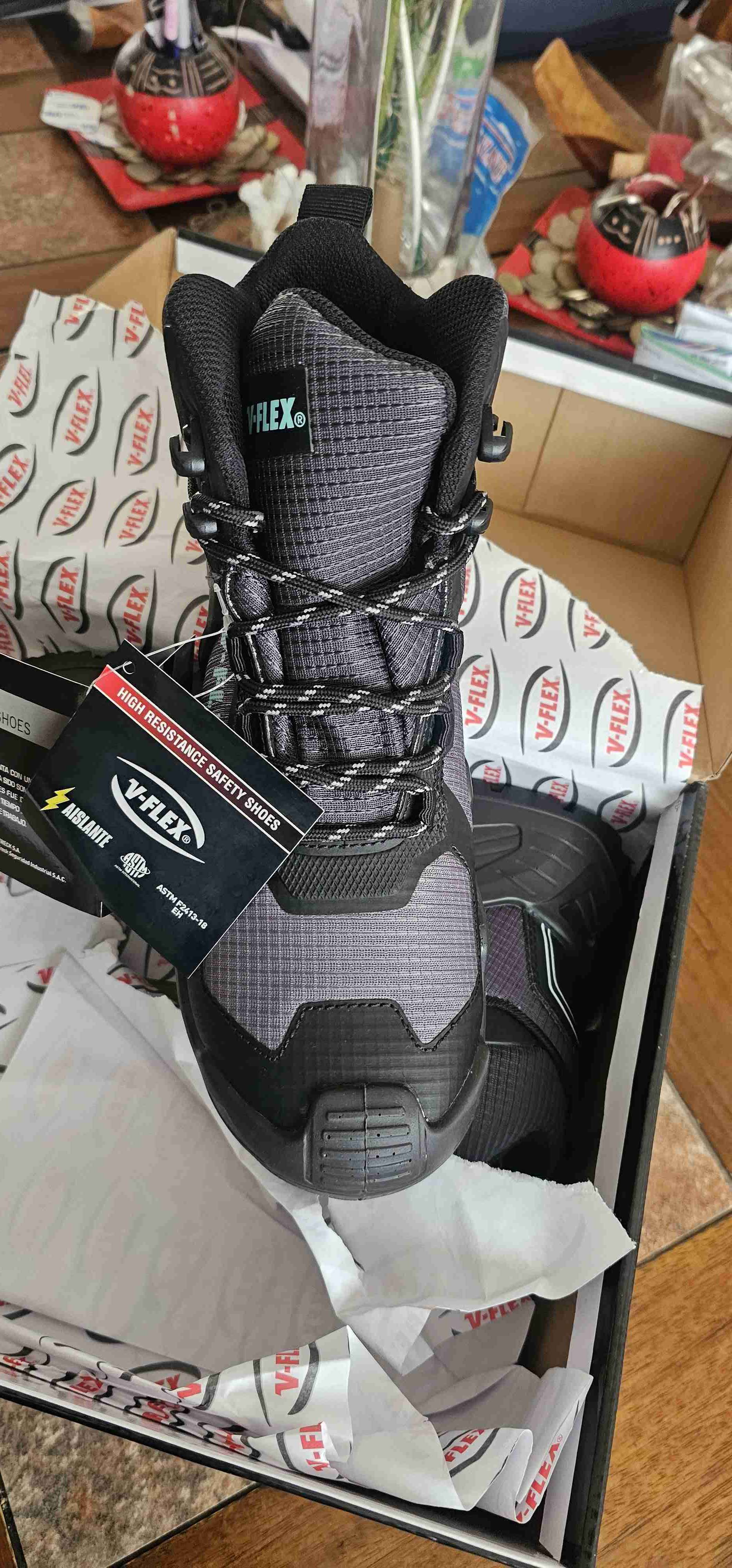 Zapatos de seguridad V-Flex negros - miniatura 1