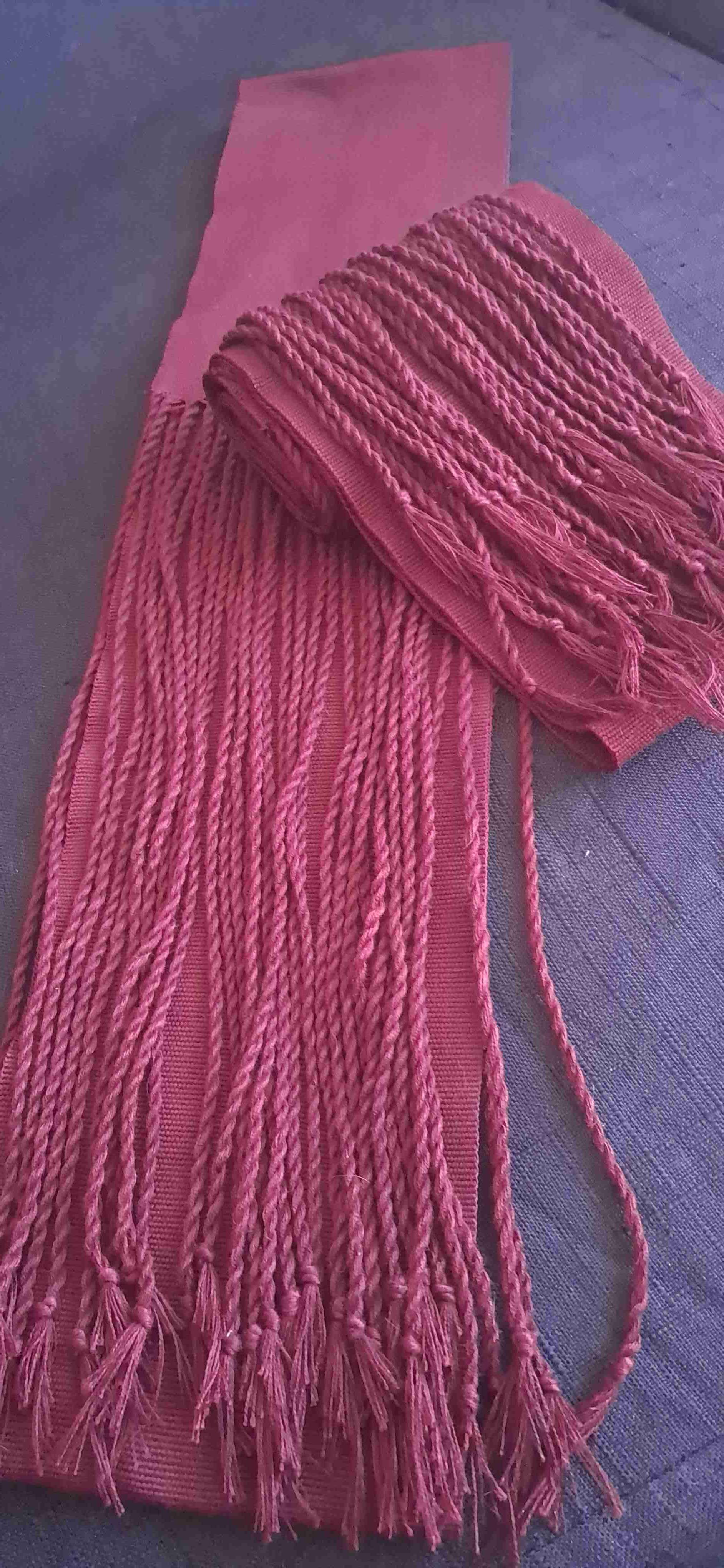 Faja de Huaso color burdeo - miniatura 2