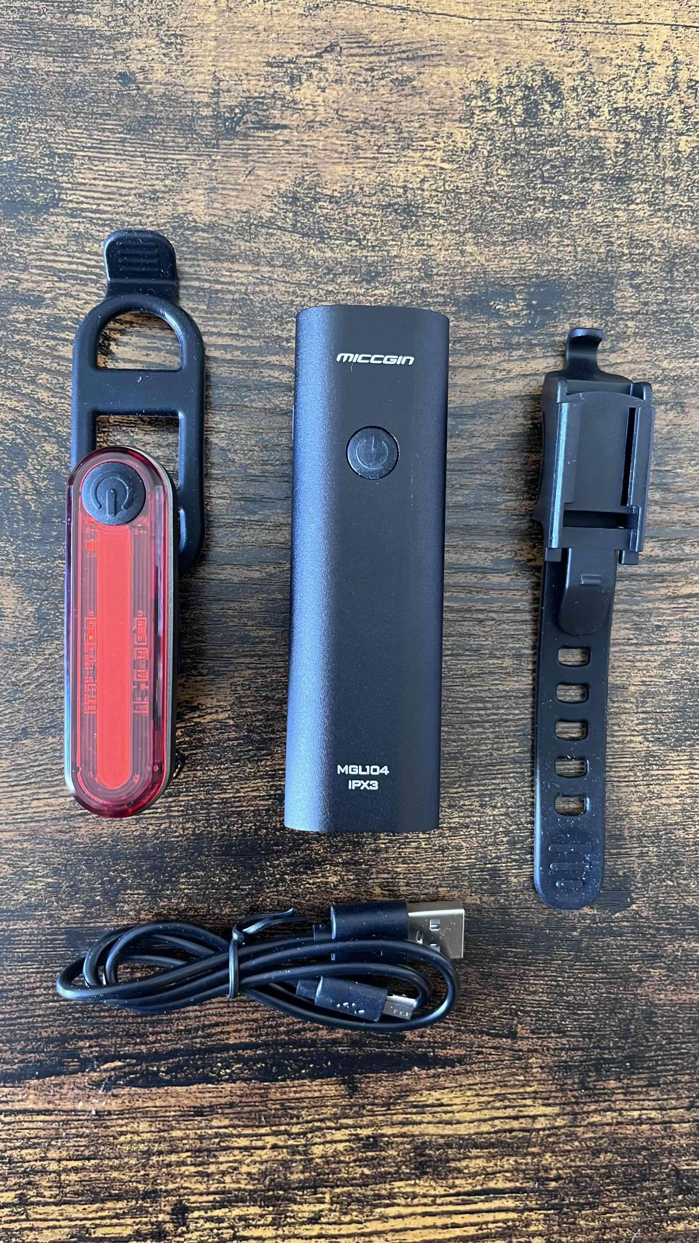 Luces LED para bicicleta recargables - 2