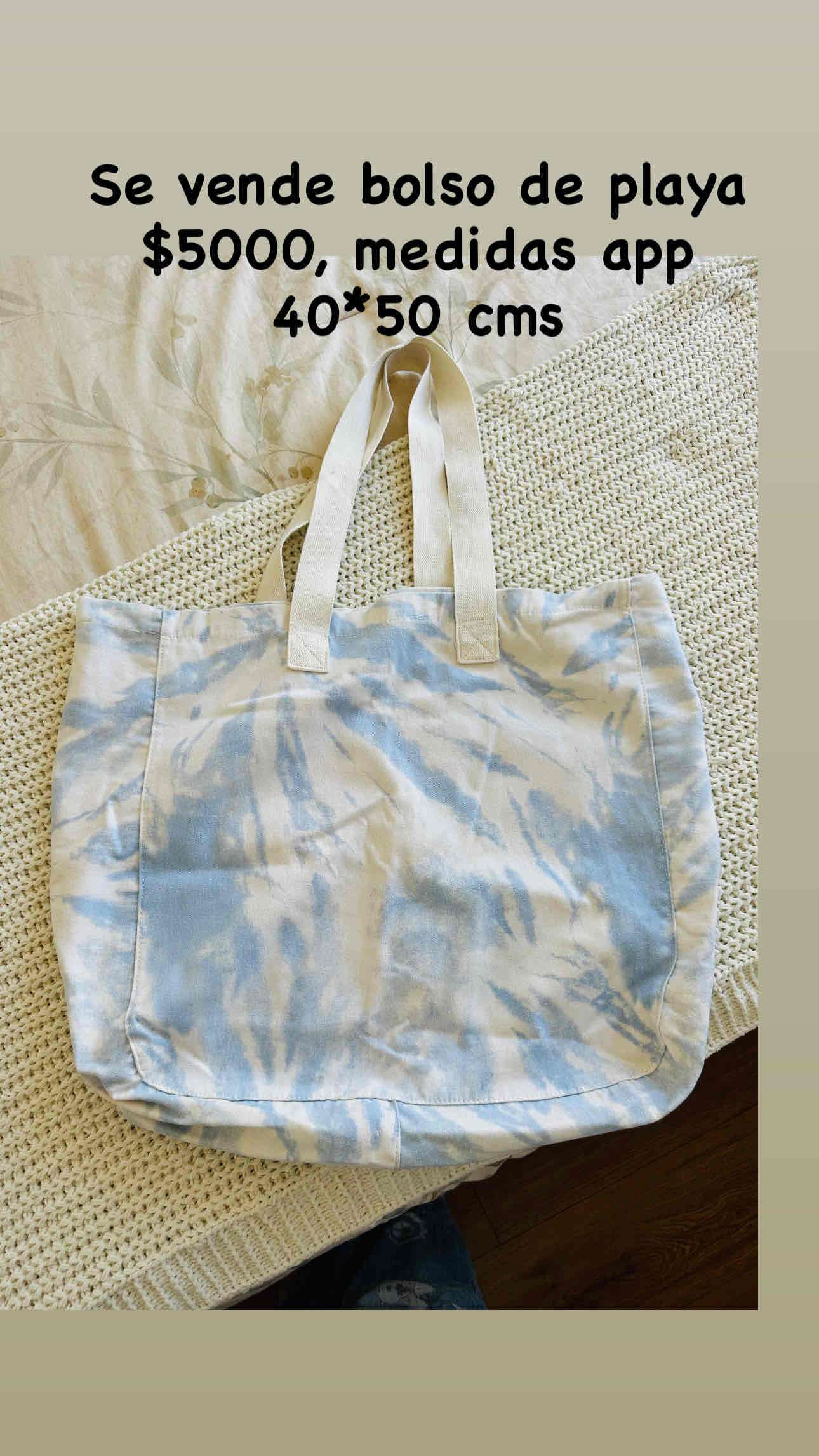 Bolso tote tie-dye azul - 4