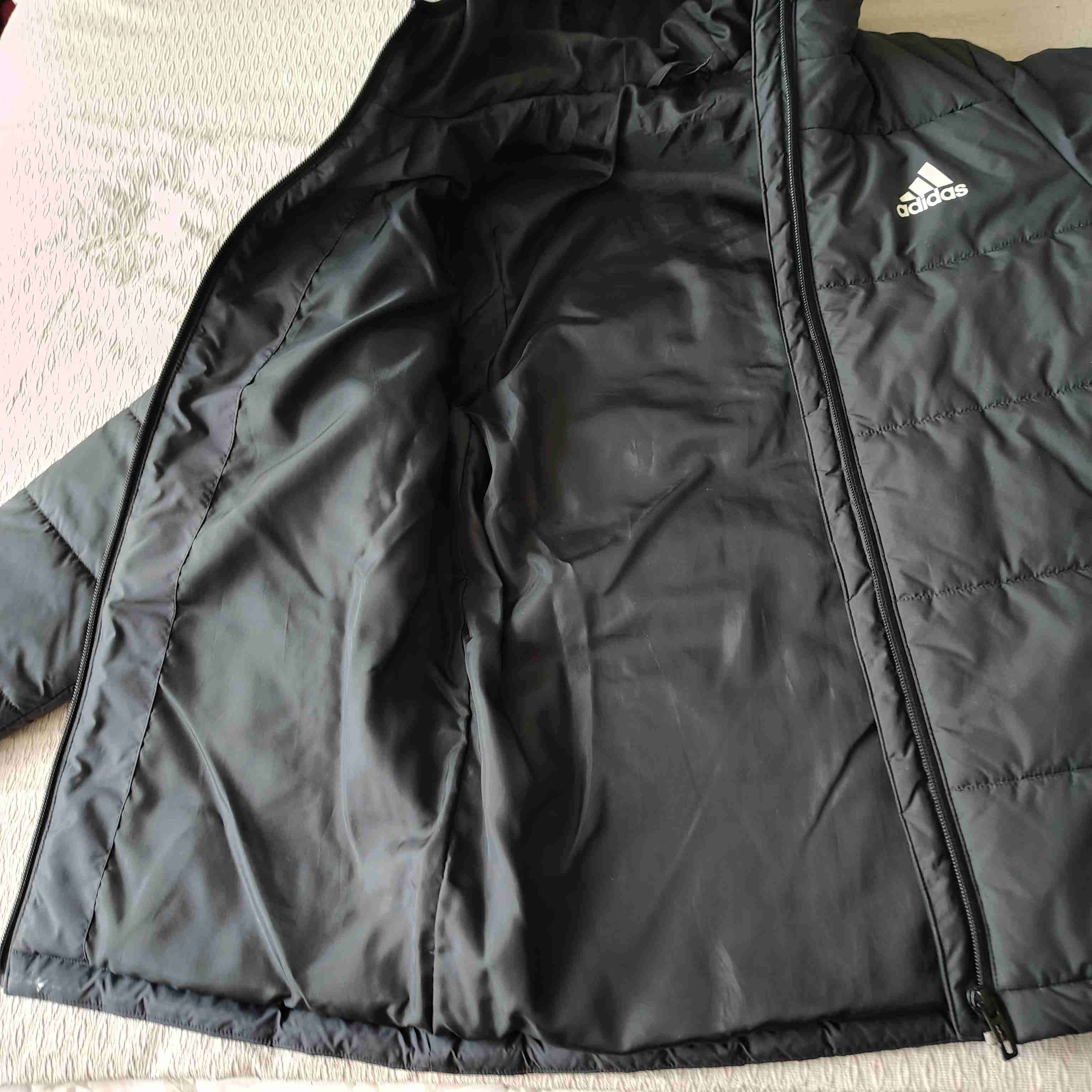 Chaqueta acolchada negra Adidas - miniatura 4