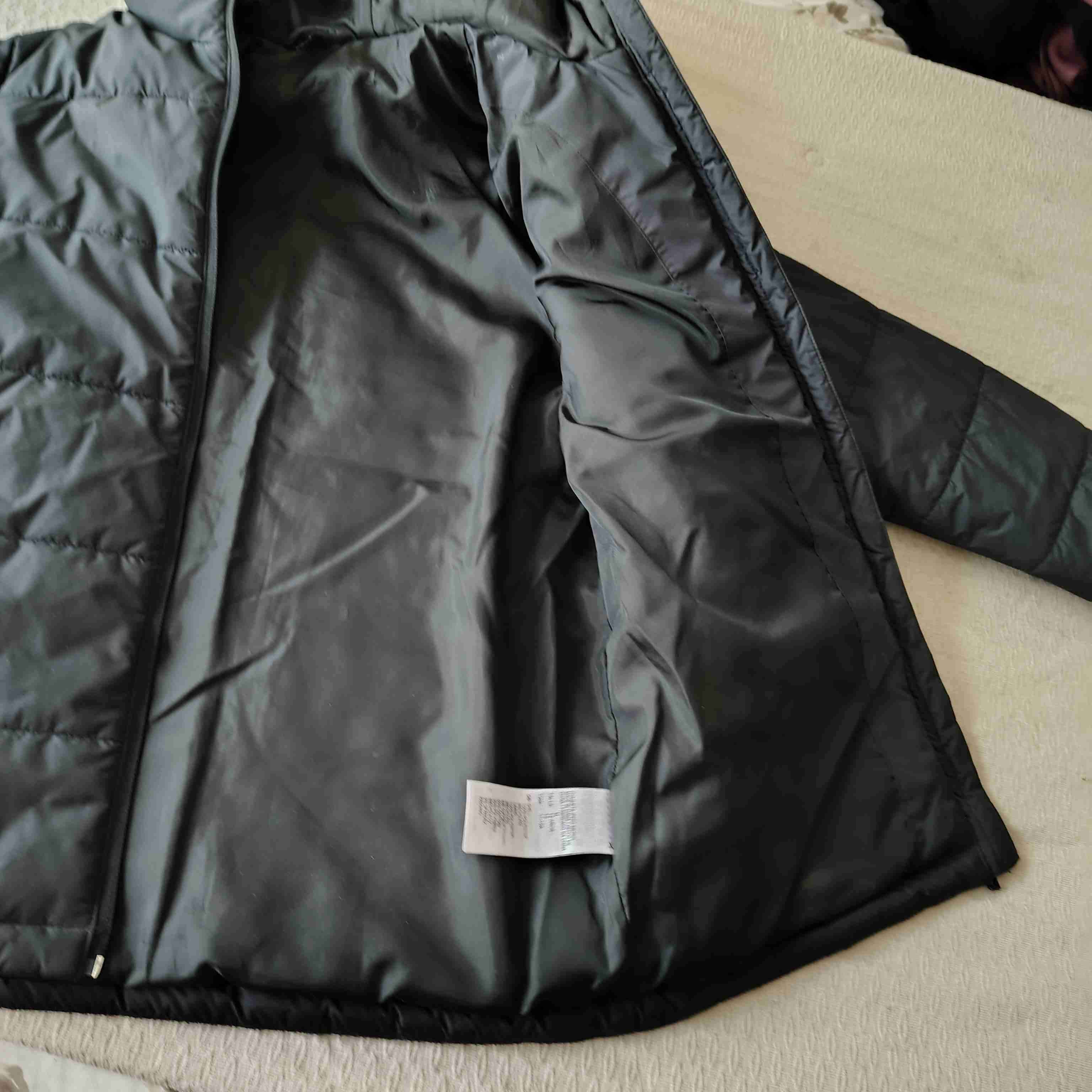 Chaqueta acolchada negra Adidas - miniatura 5