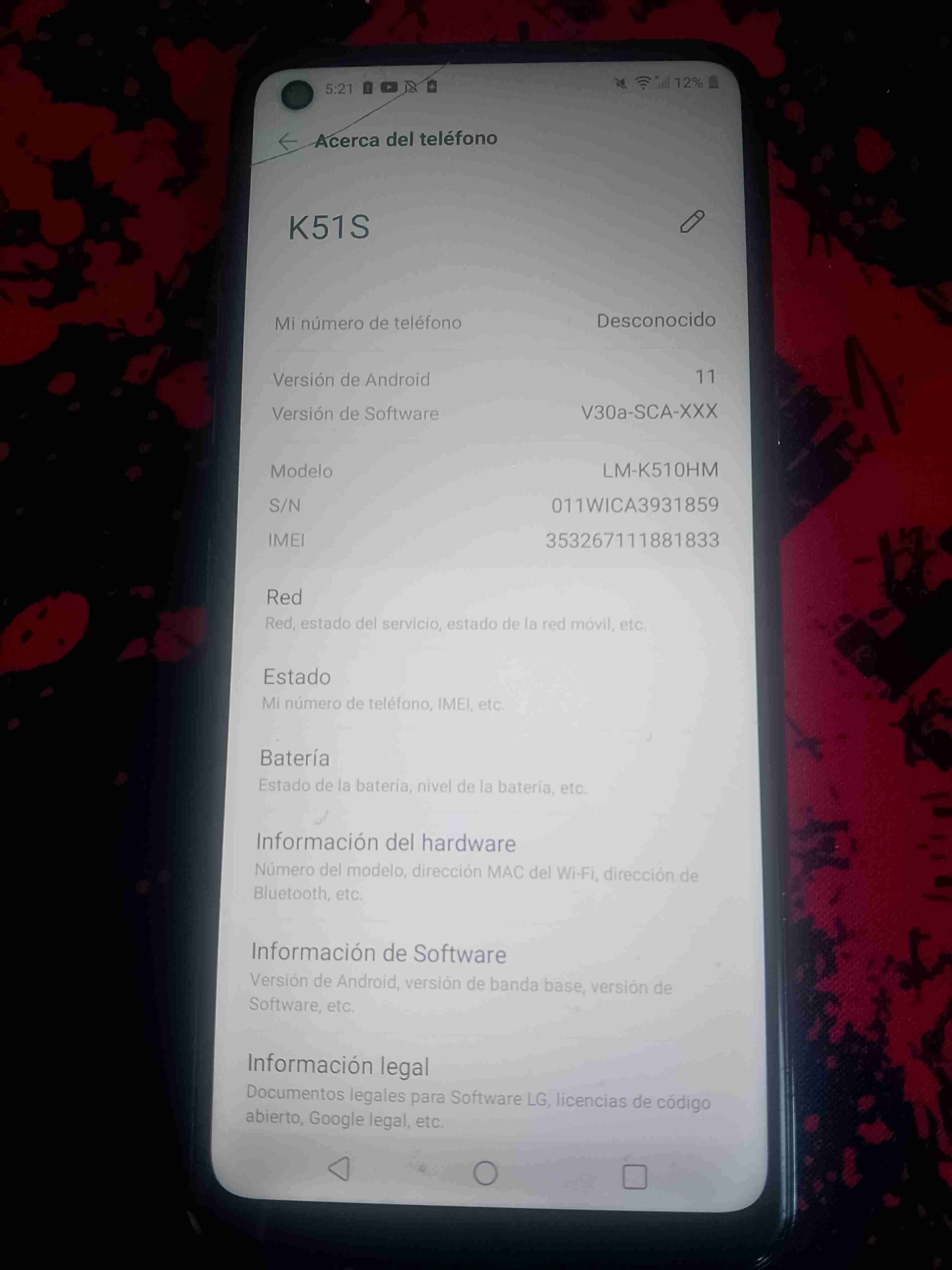 Teléfono LG K51S Android 11 - miniatura 1