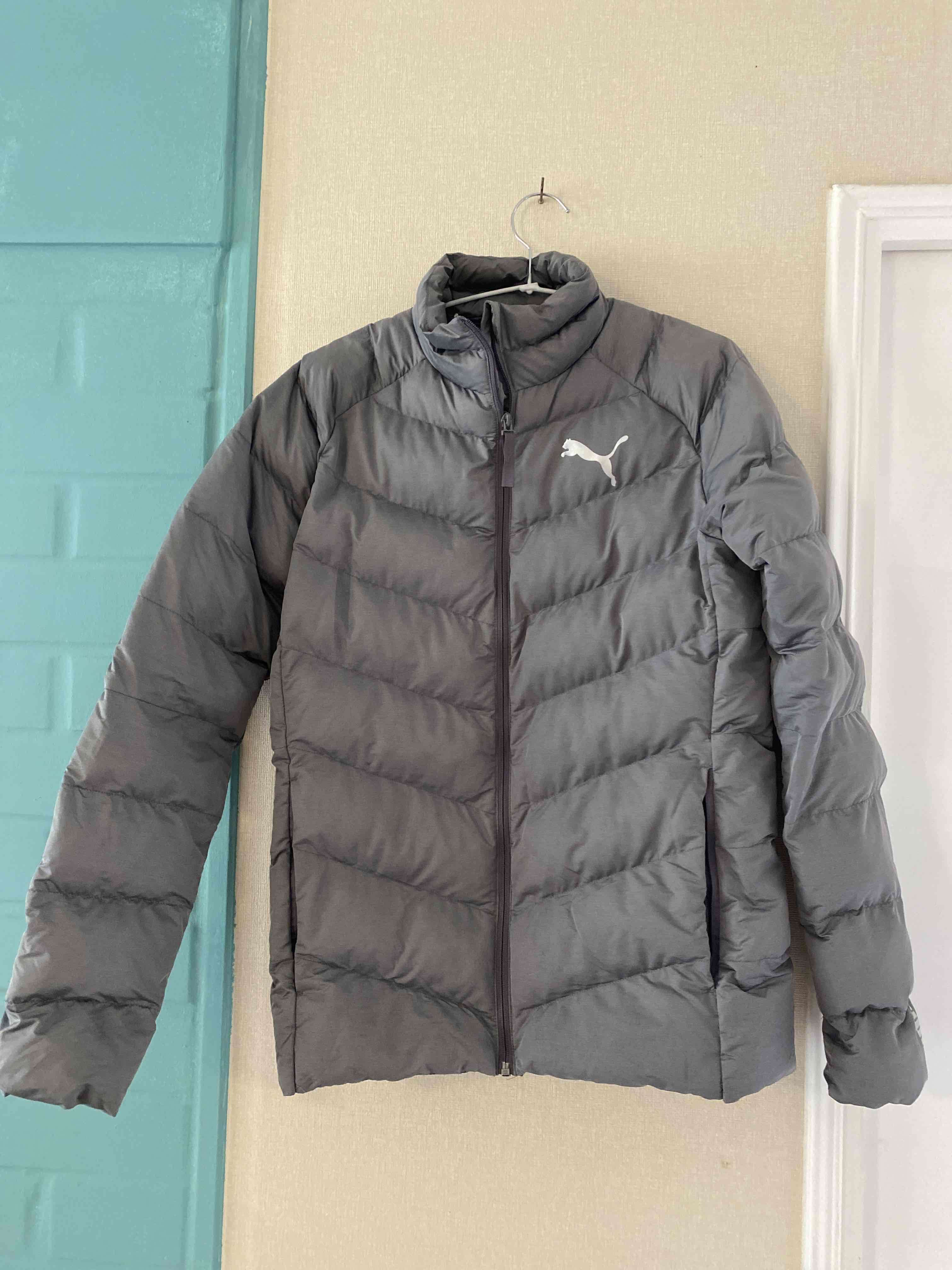 Chaqueta pluma gris Puma - miniatura 1