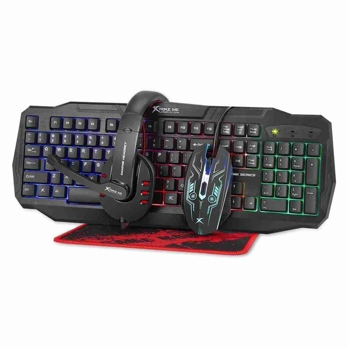 Set teclado, mouse y auriculares gamer - miniatura 1