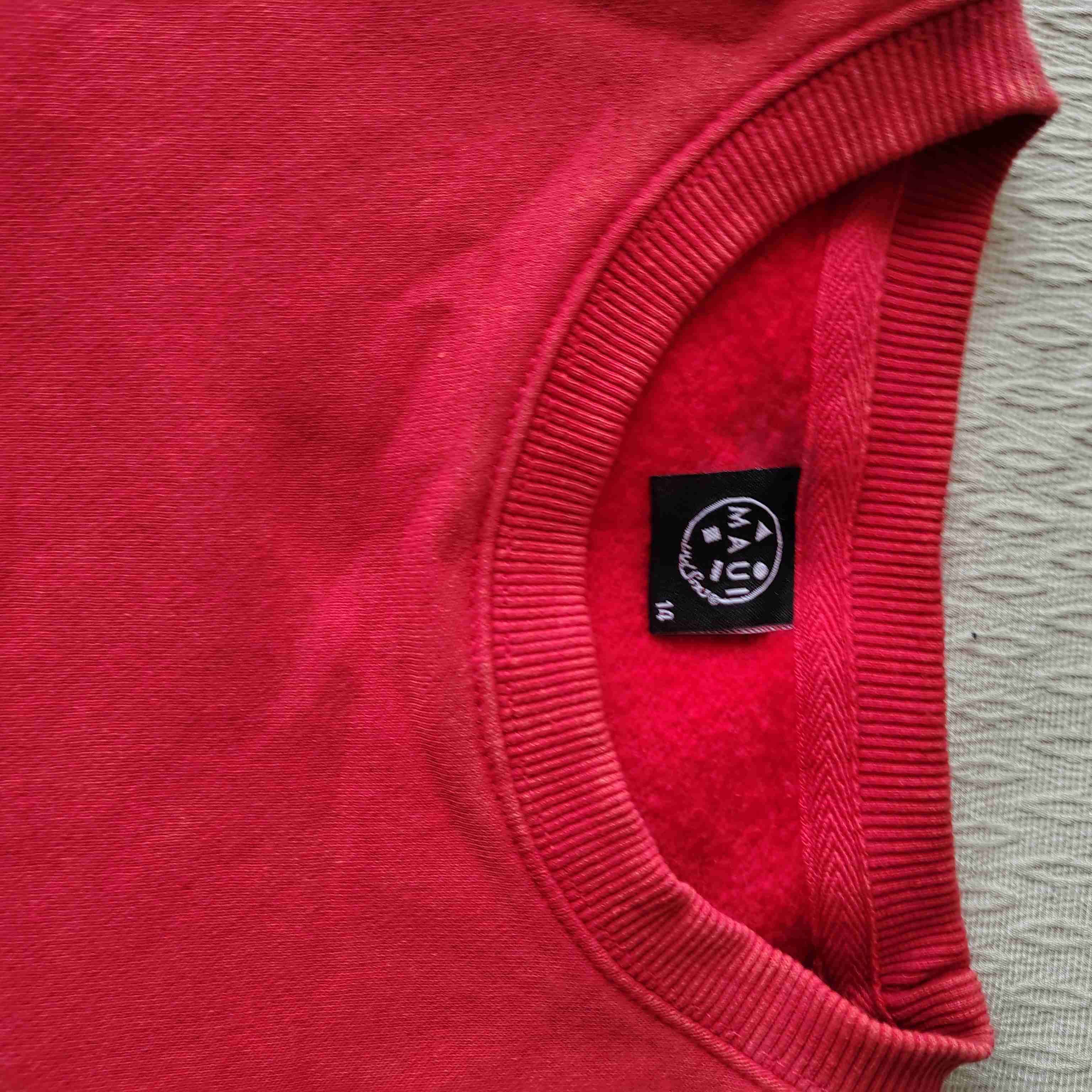 Polerón rojo con logo - 2