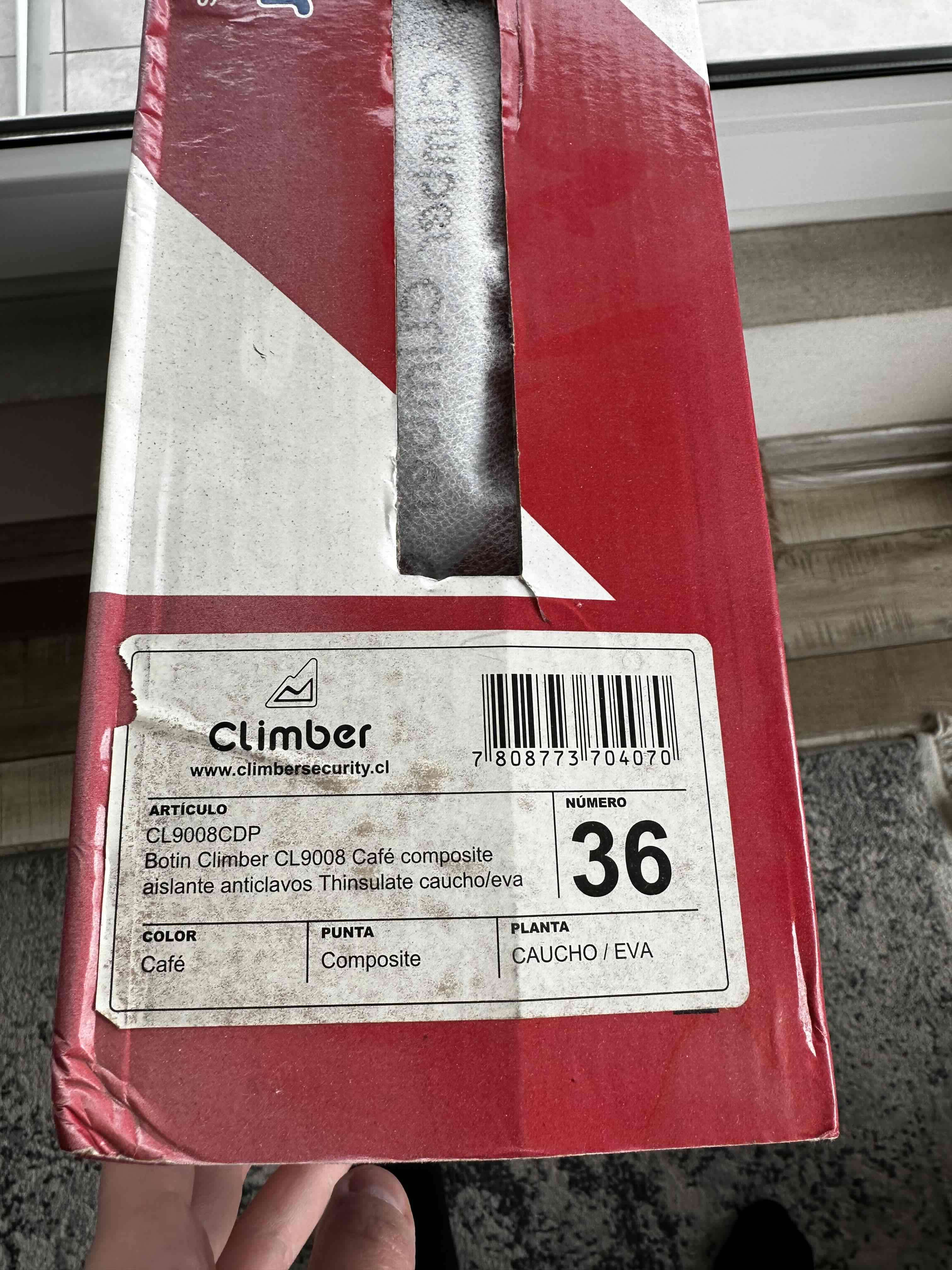 Zapatos de seguridad Botas de montaña Climber café - 6