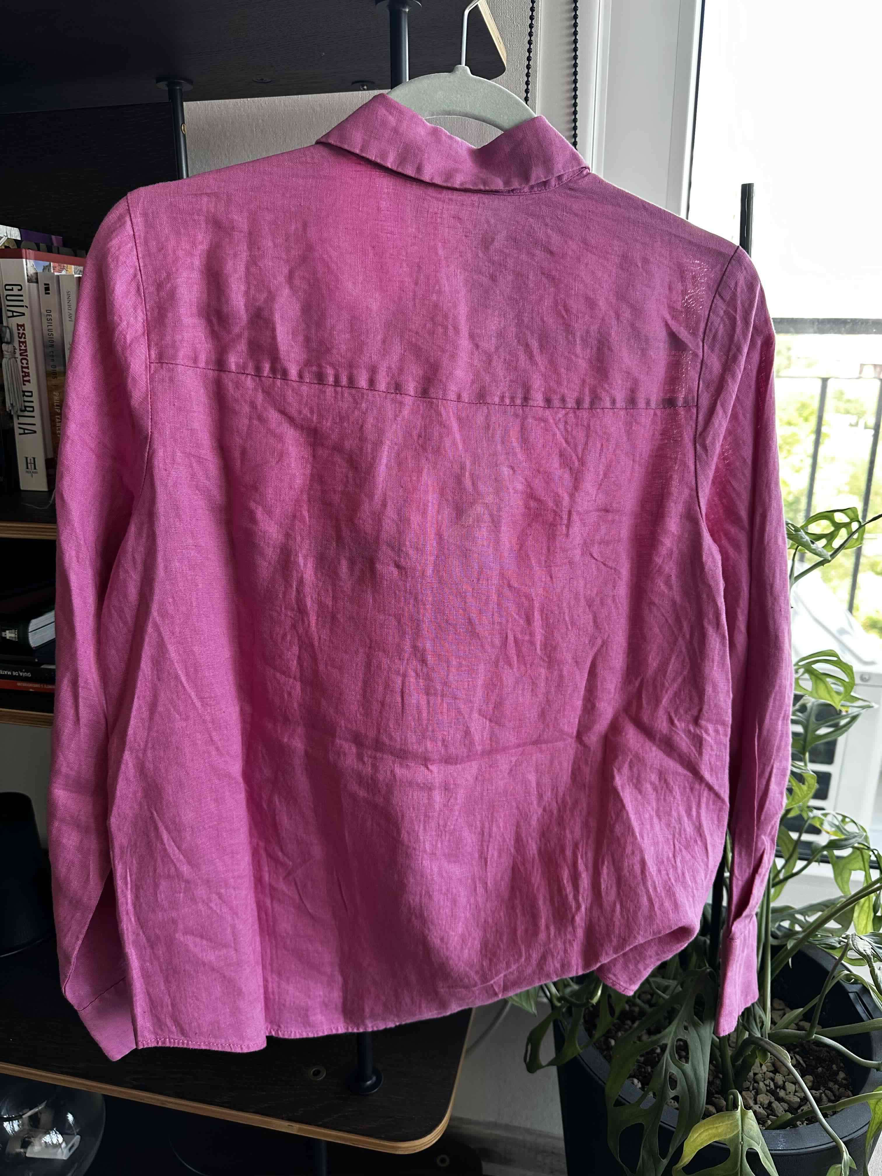 Blusa lino XS Mango - miniatura 3