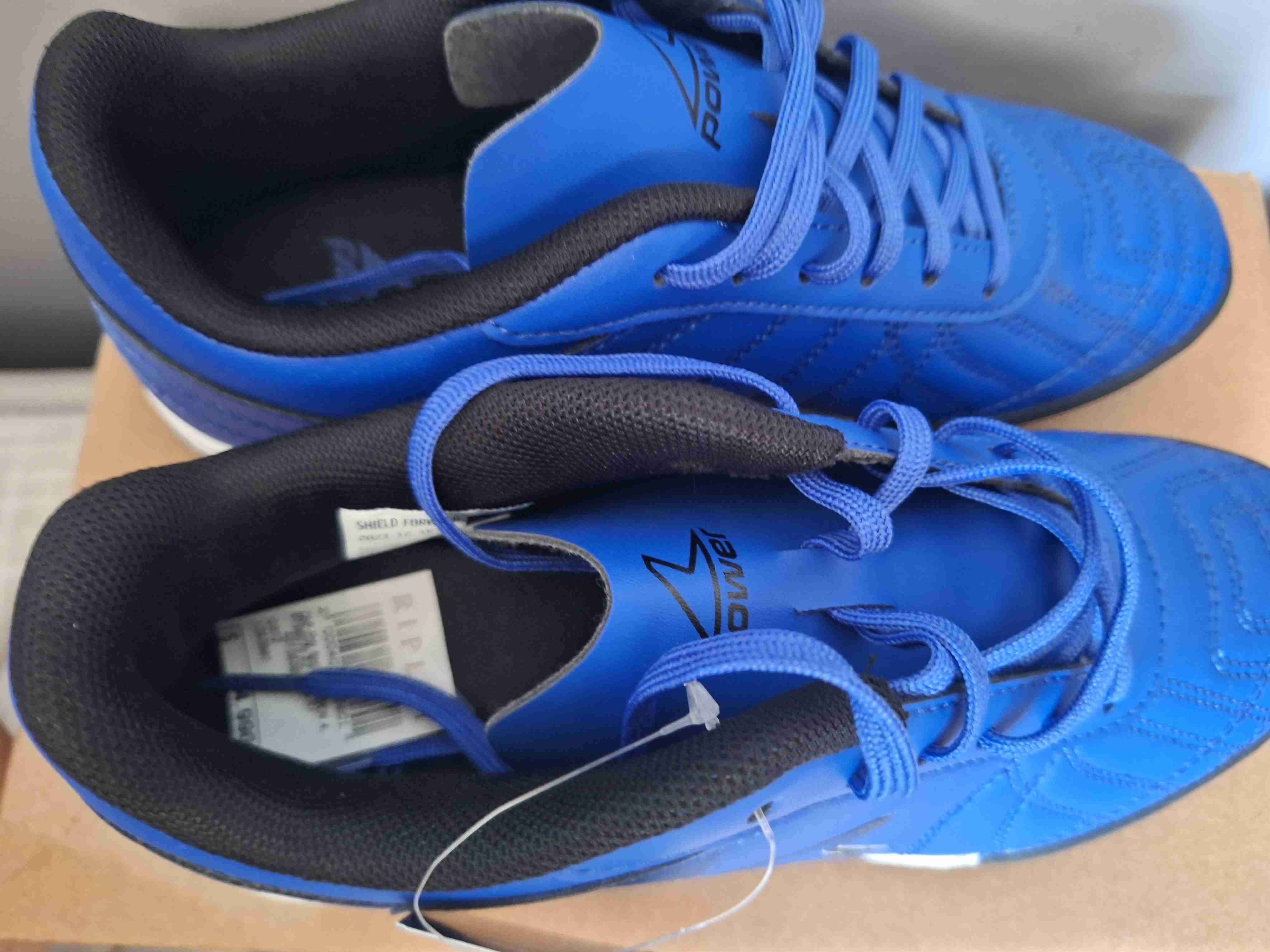 Zapatillas fútbol azules Power - 4