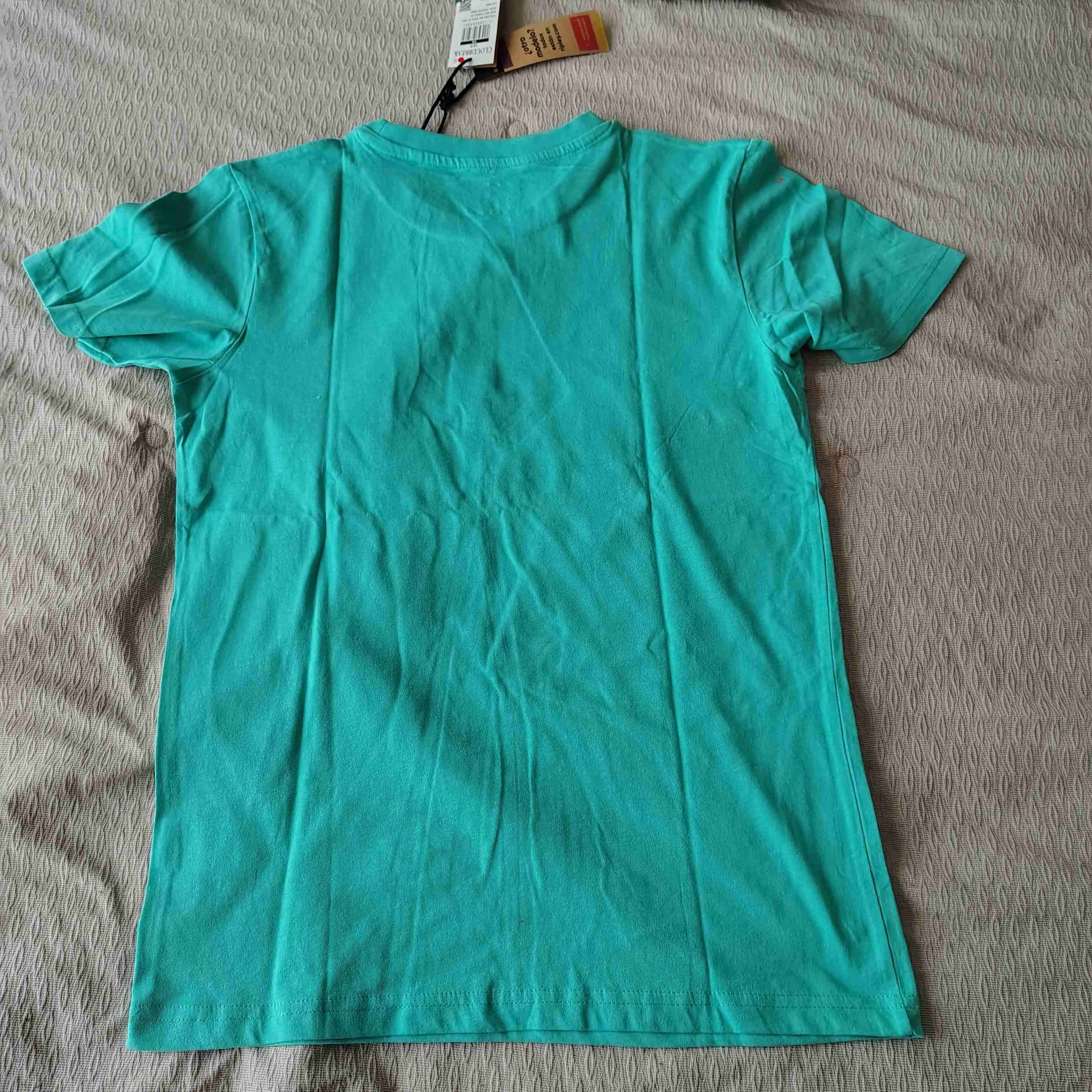 Polera verde estampada nueva - 5