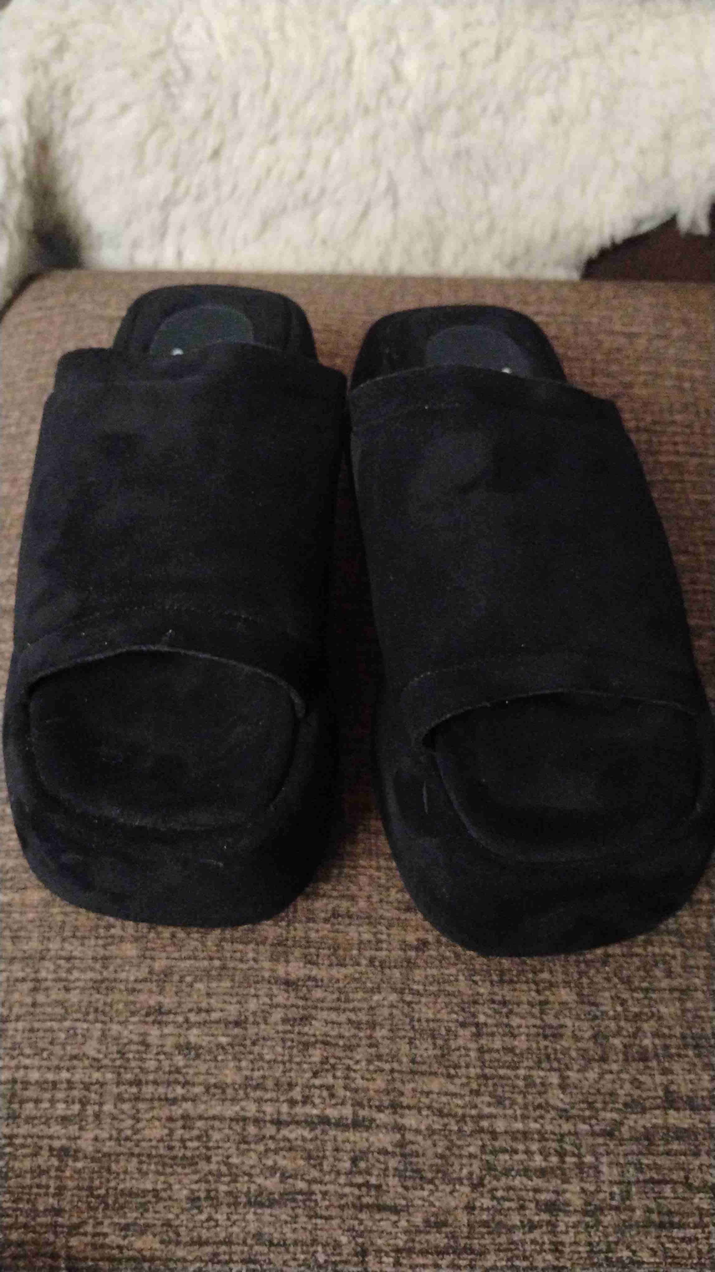 Sandalias negra mujer - miniatura 1