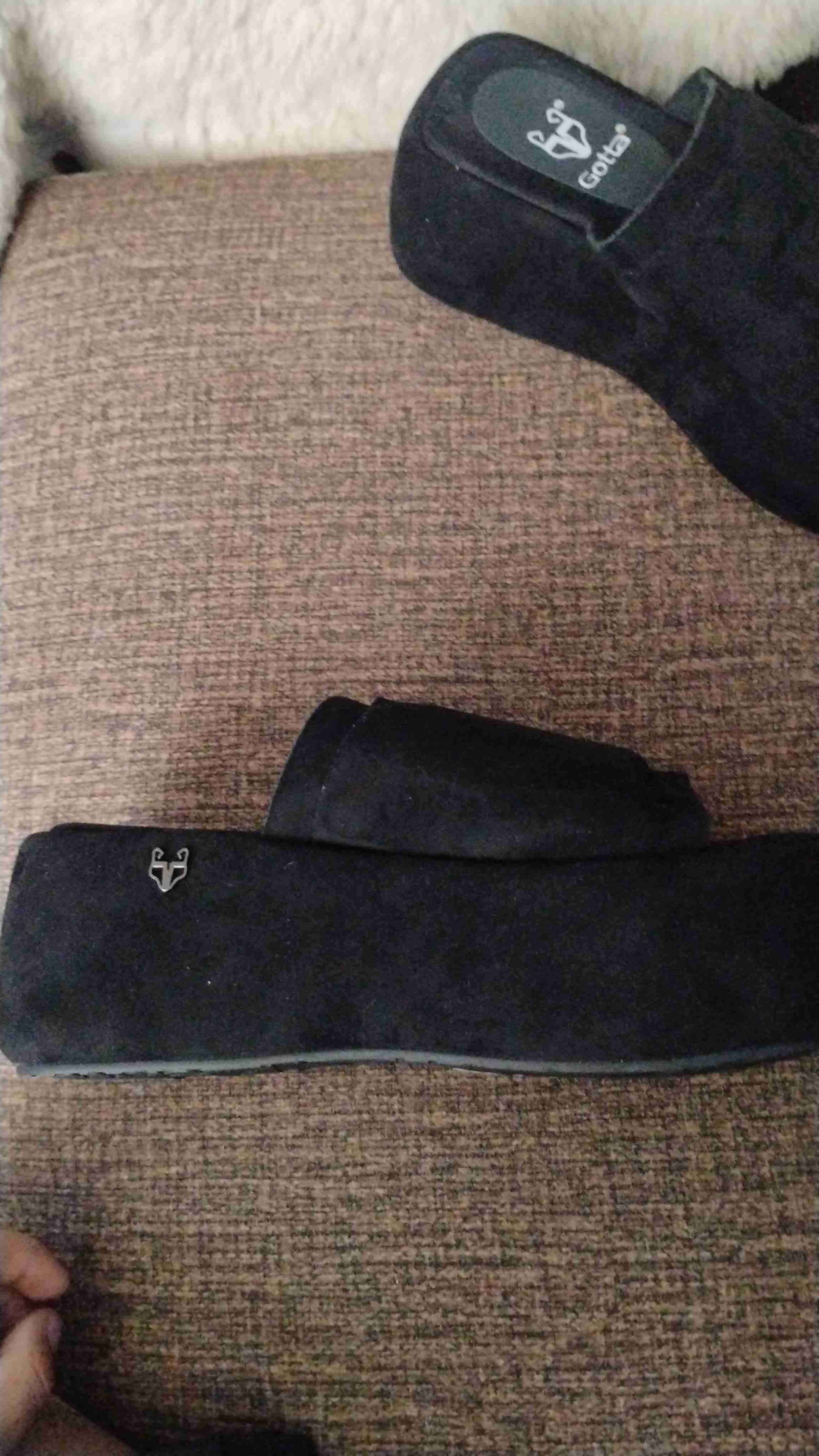 Sandalias negra mujer - miniatura 3